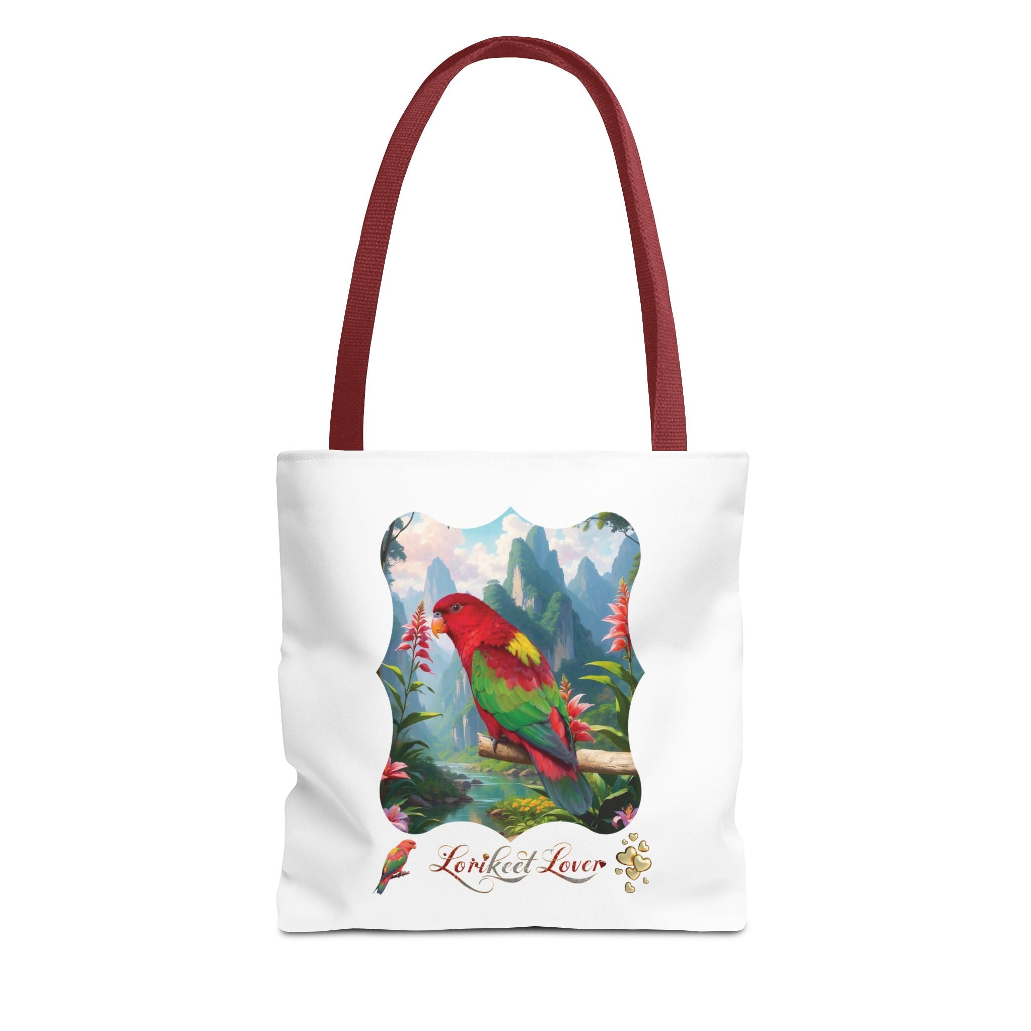Lorikeet Lover Mountain Scenic Tote Bag