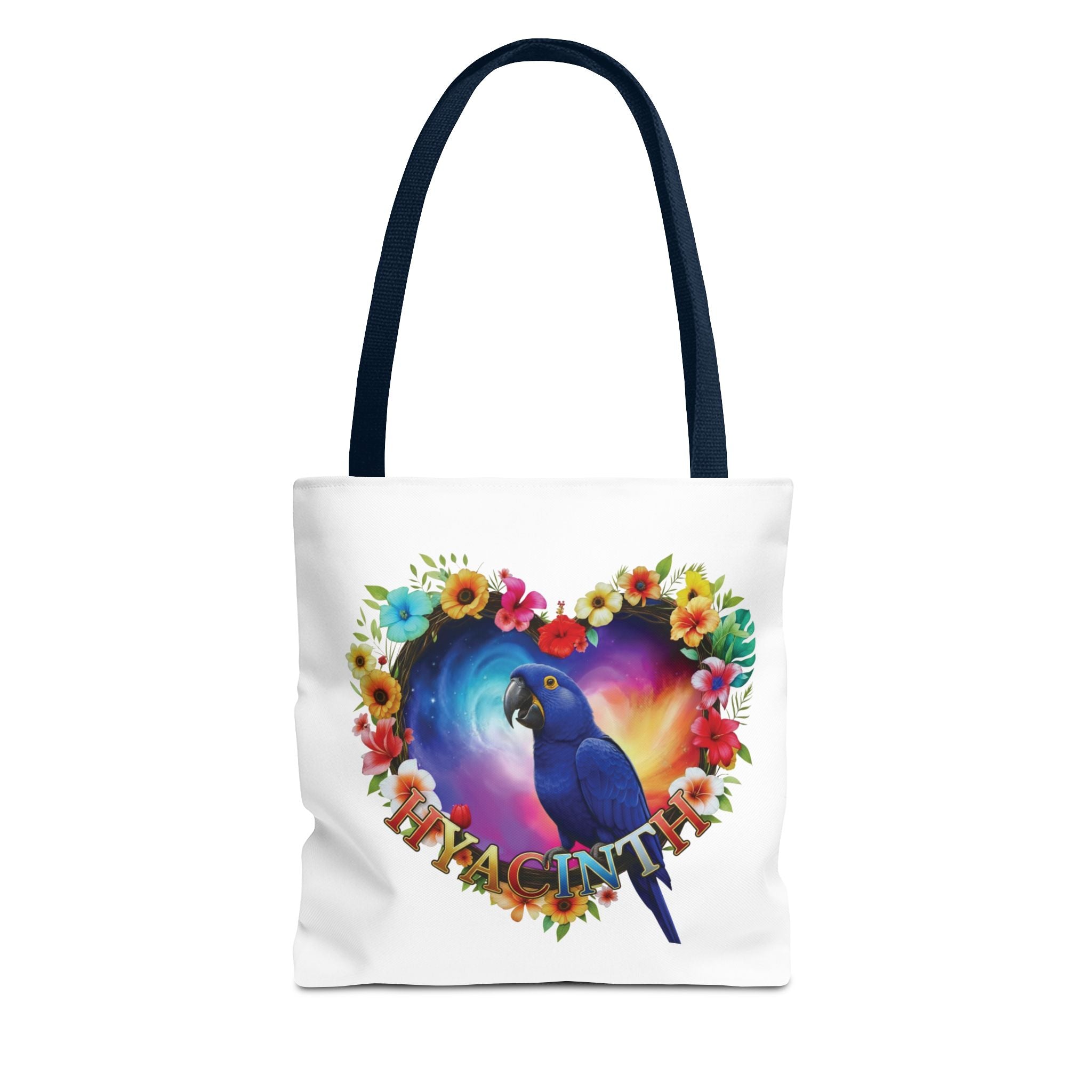 Hyacinth Parrot Floral Tote Bag