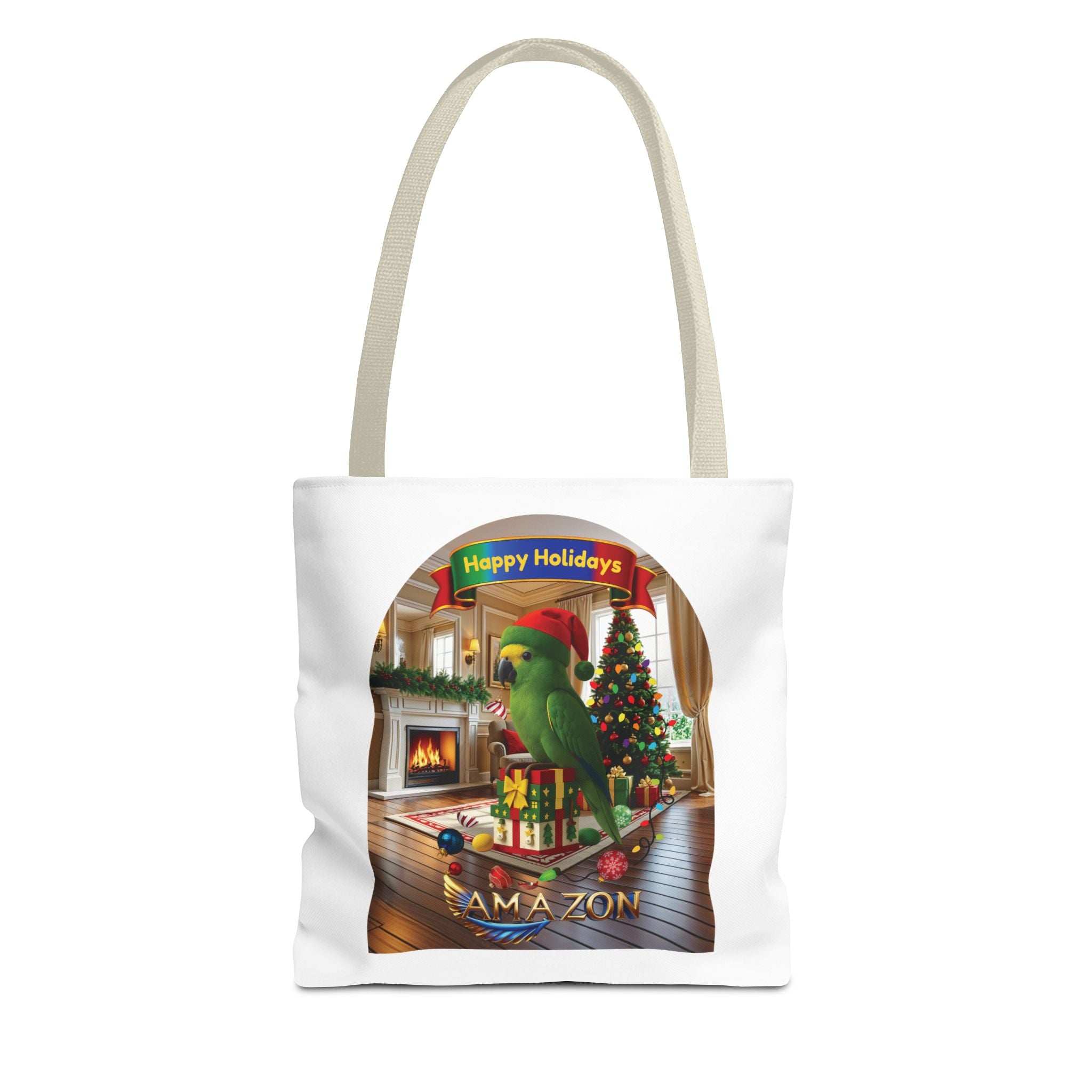 Happy Holidays Amazon Tote Bag