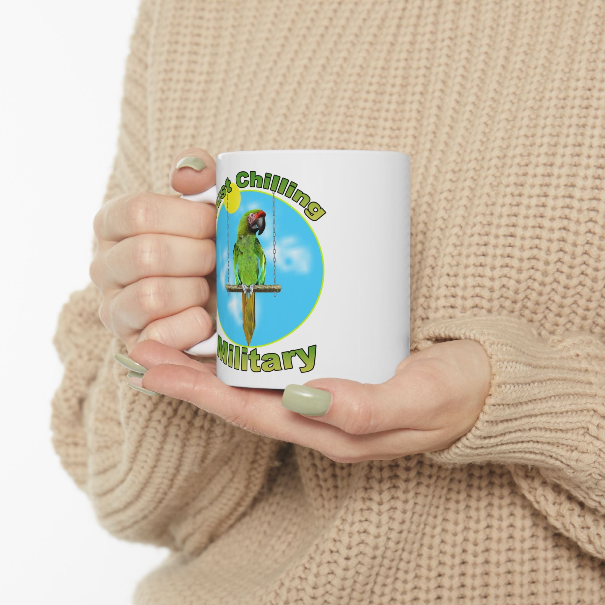 Just Chilling Swing Military Mug