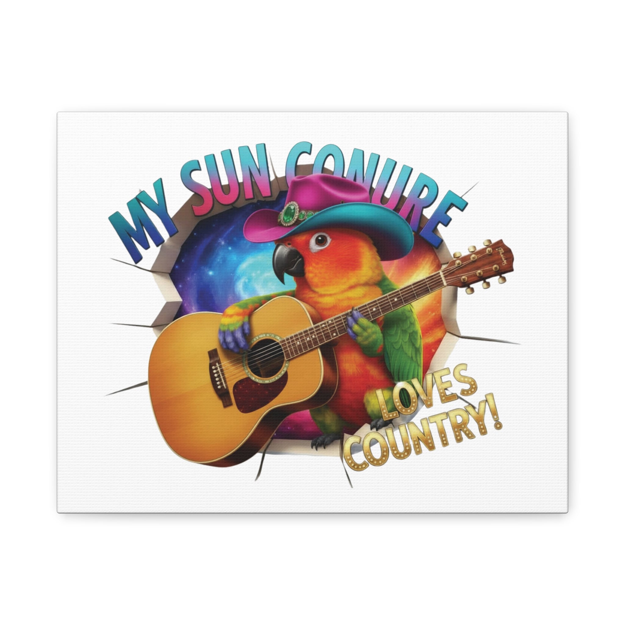 Sun Conure Loves Country Wall-Hanging