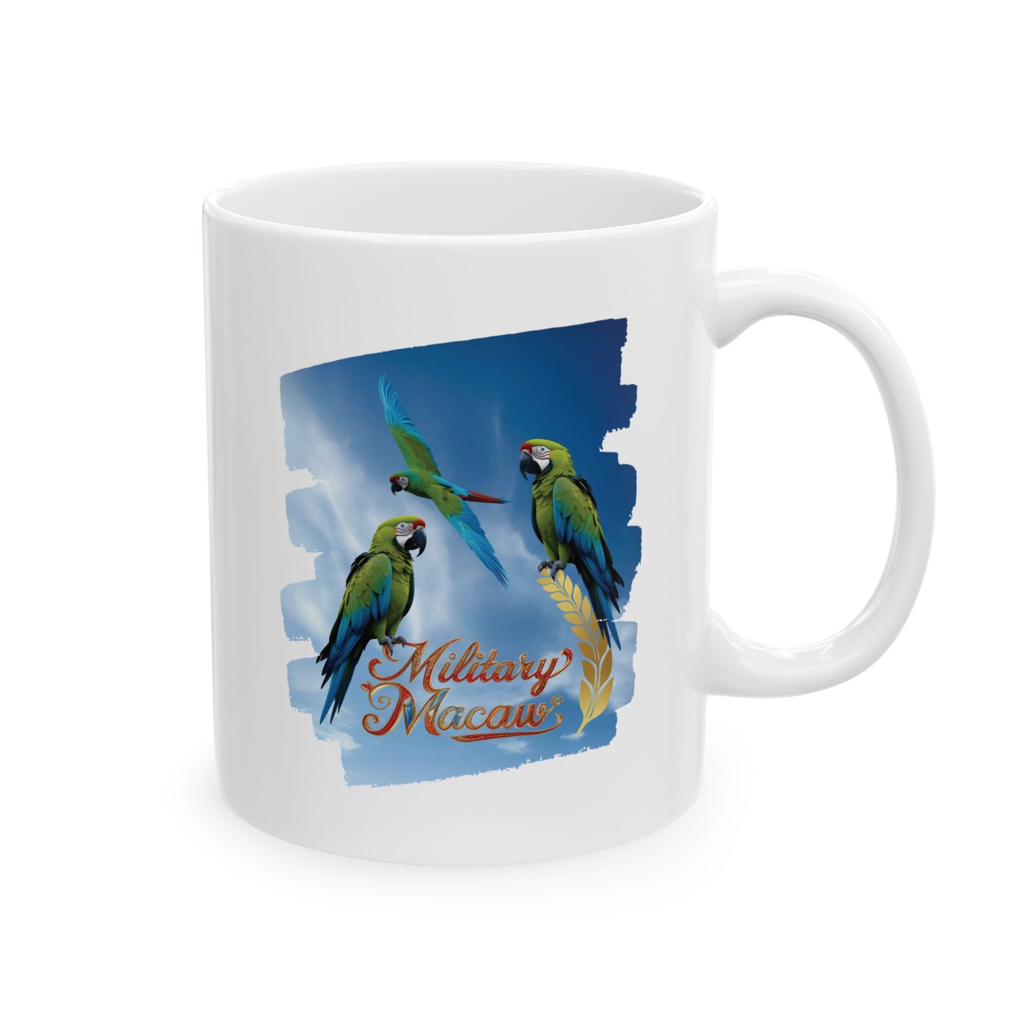 Military Macaw's Flying Mug