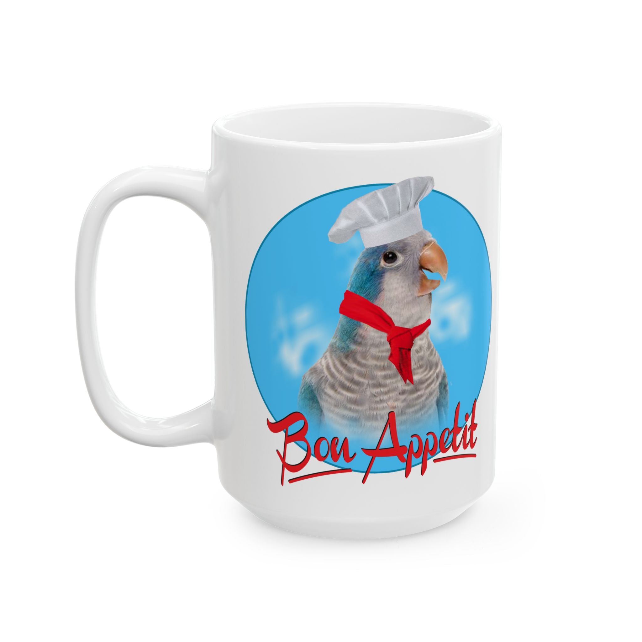 Blue Quaker Bon Appetit Mug