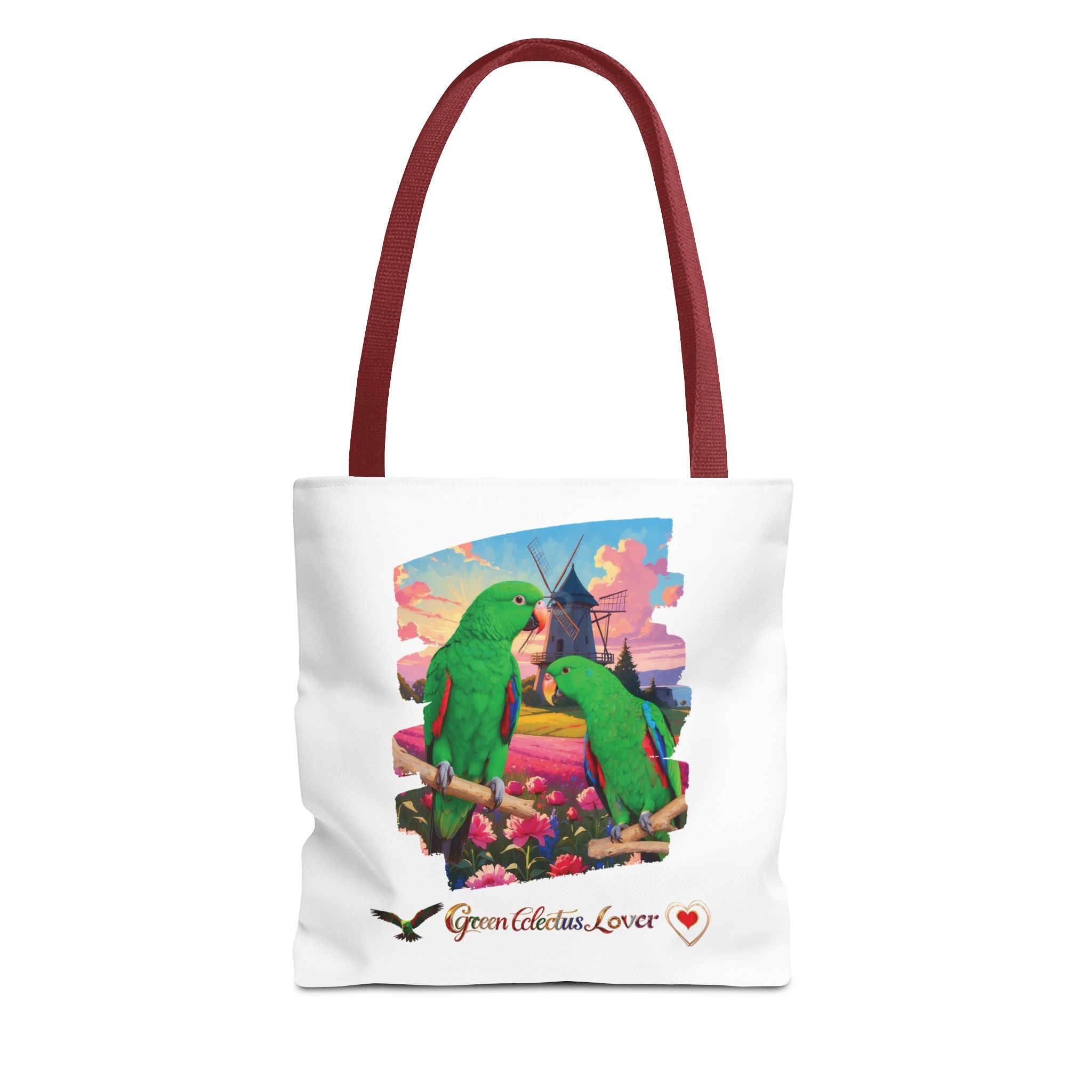 Green Eclectus Tote Bag