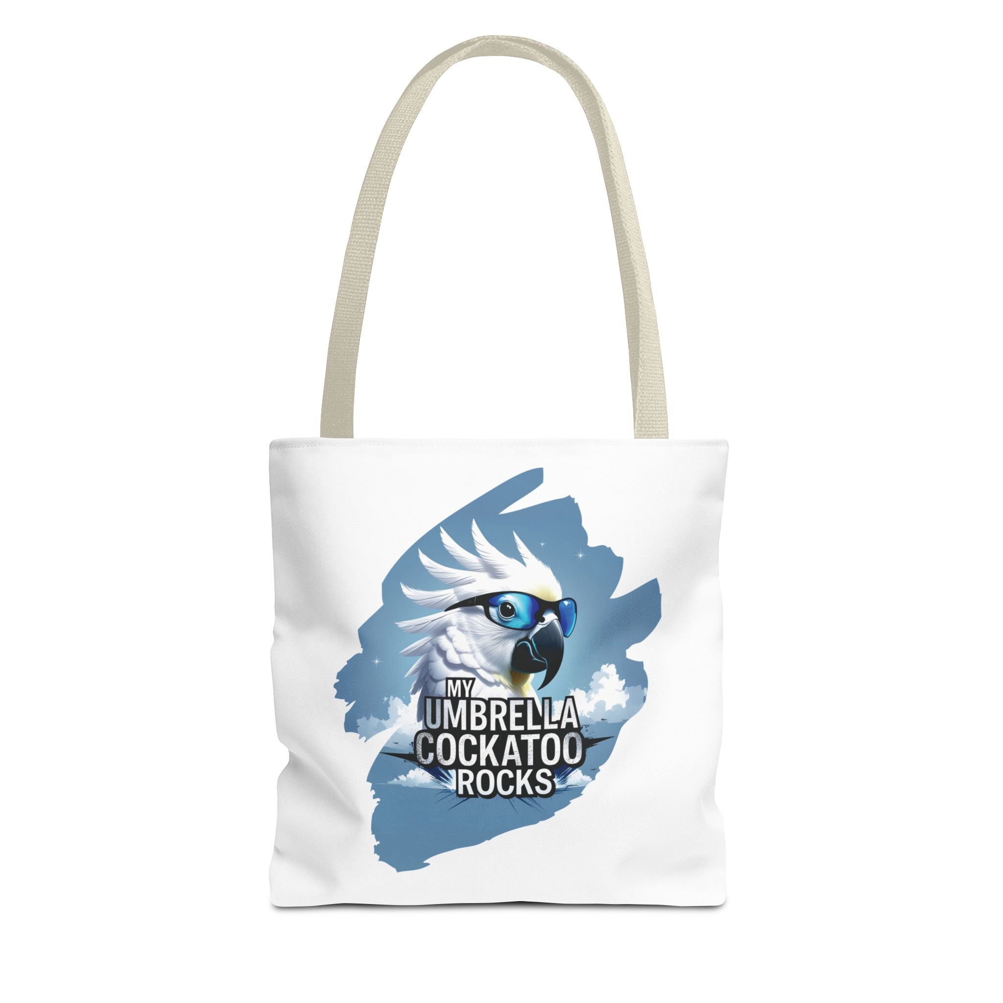 Umbrella Cockatoo Rocks Tote Bag