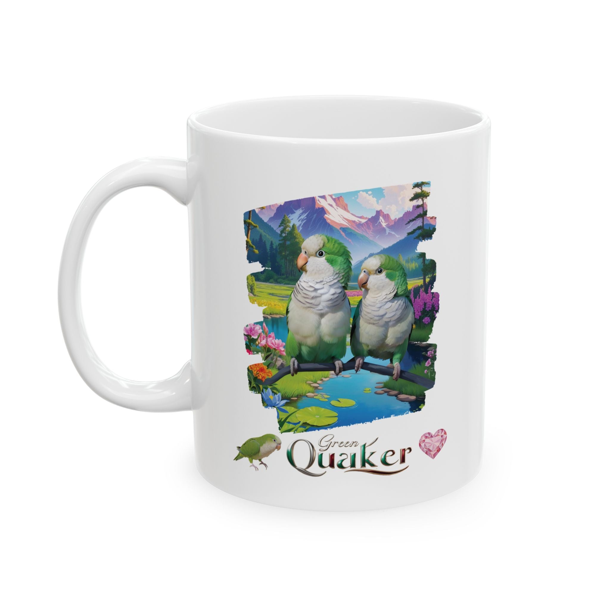 Green Quaker Nature Mug