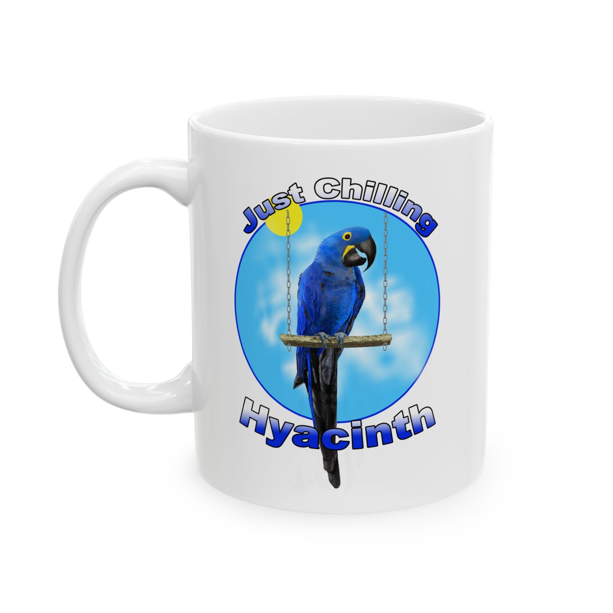 Just Chilling Swing Hyacinth Mug