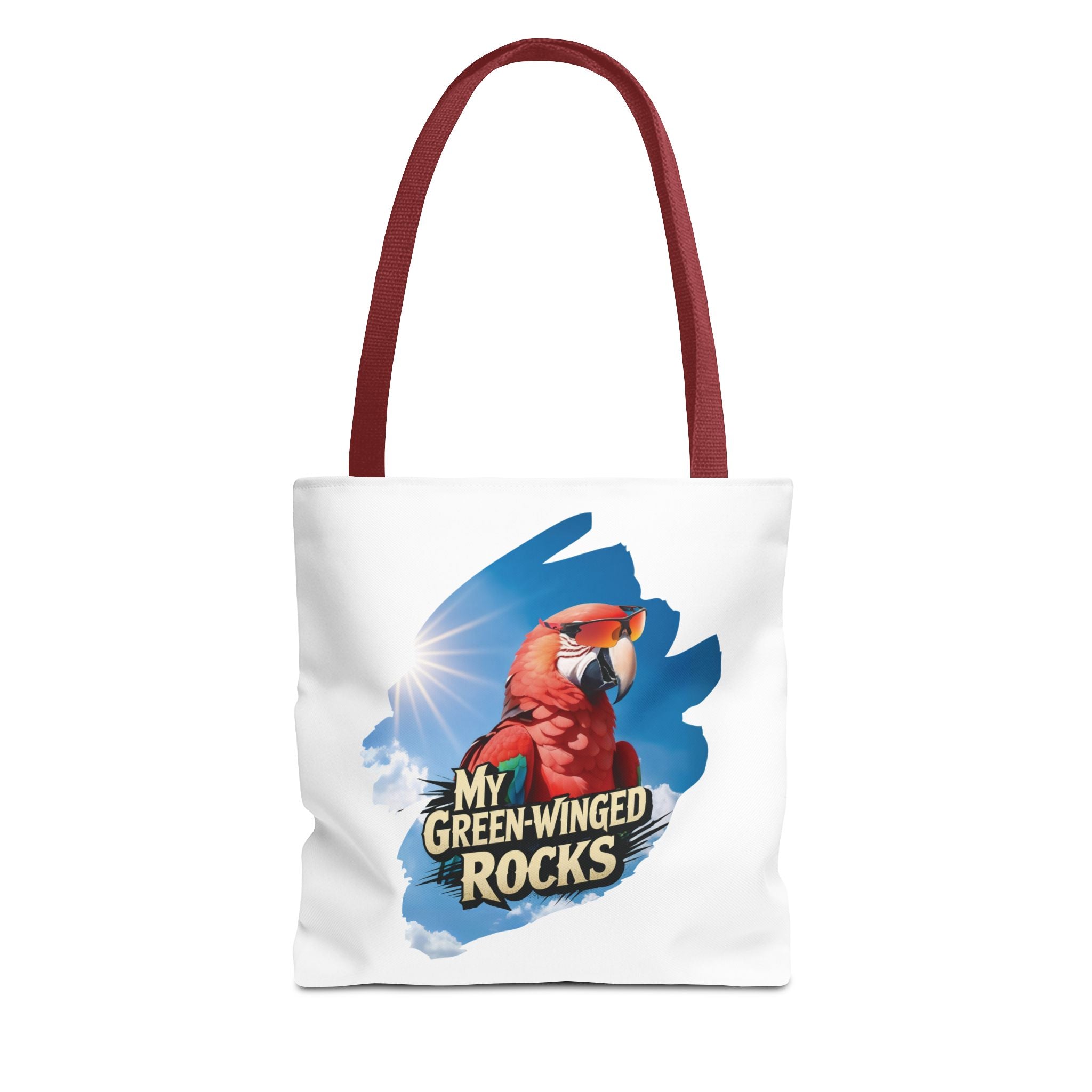 My Green Winged Rocks Tote Bag