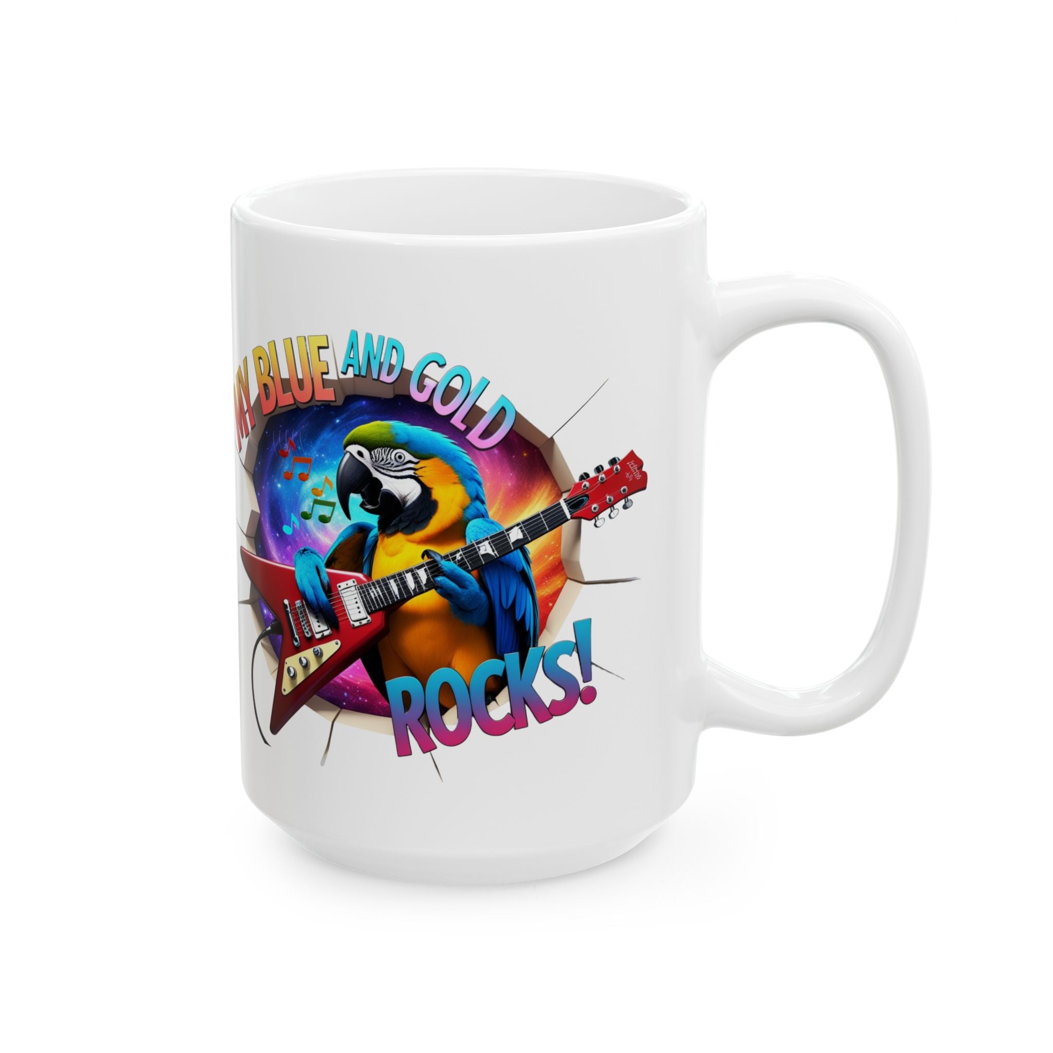 My Blue and Gold Macaw Rocks Mug