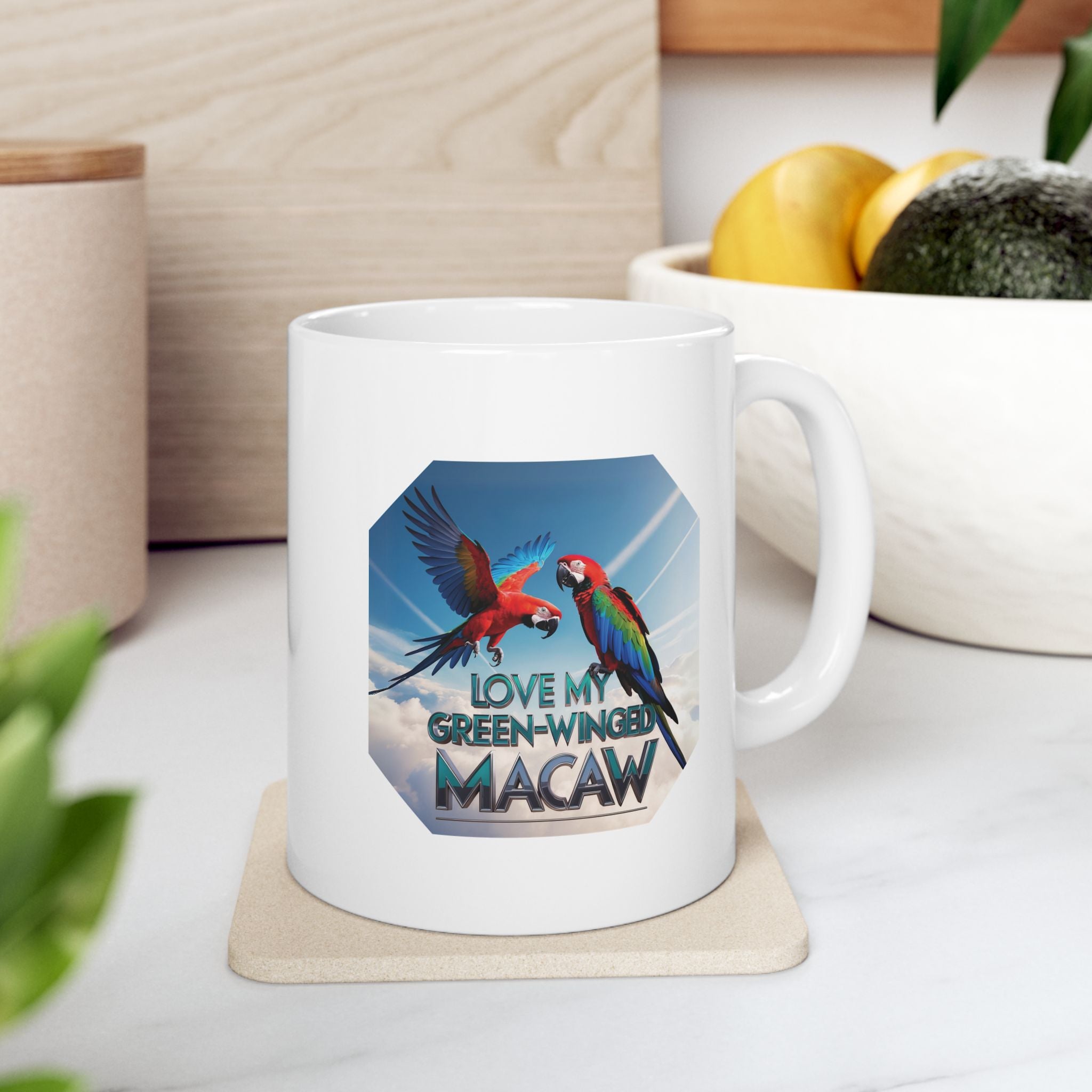 Love My Green-Winged Macaw Mug