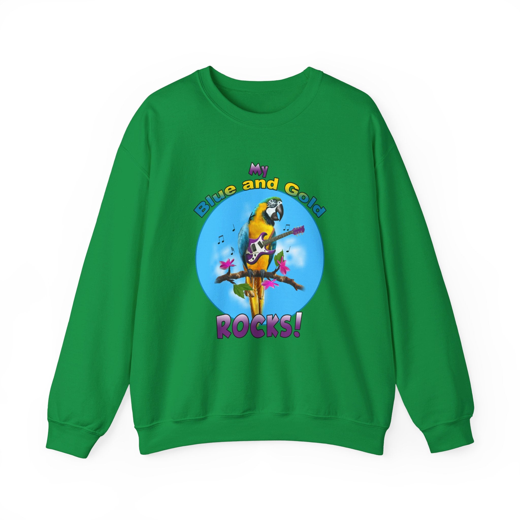 My Blue And Gold Rocks Guitar Sweatshirt