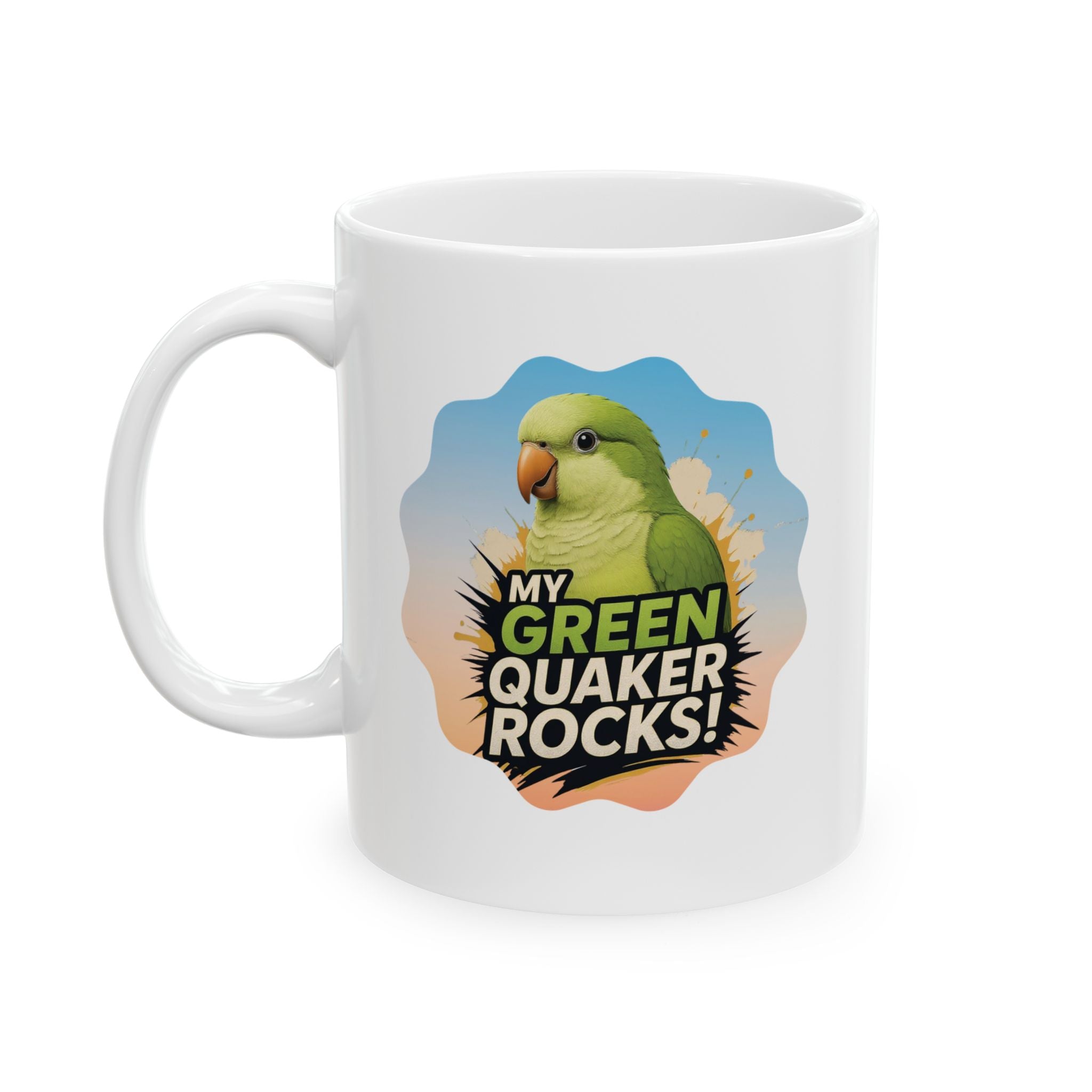 Green Quaker Rocks Mug