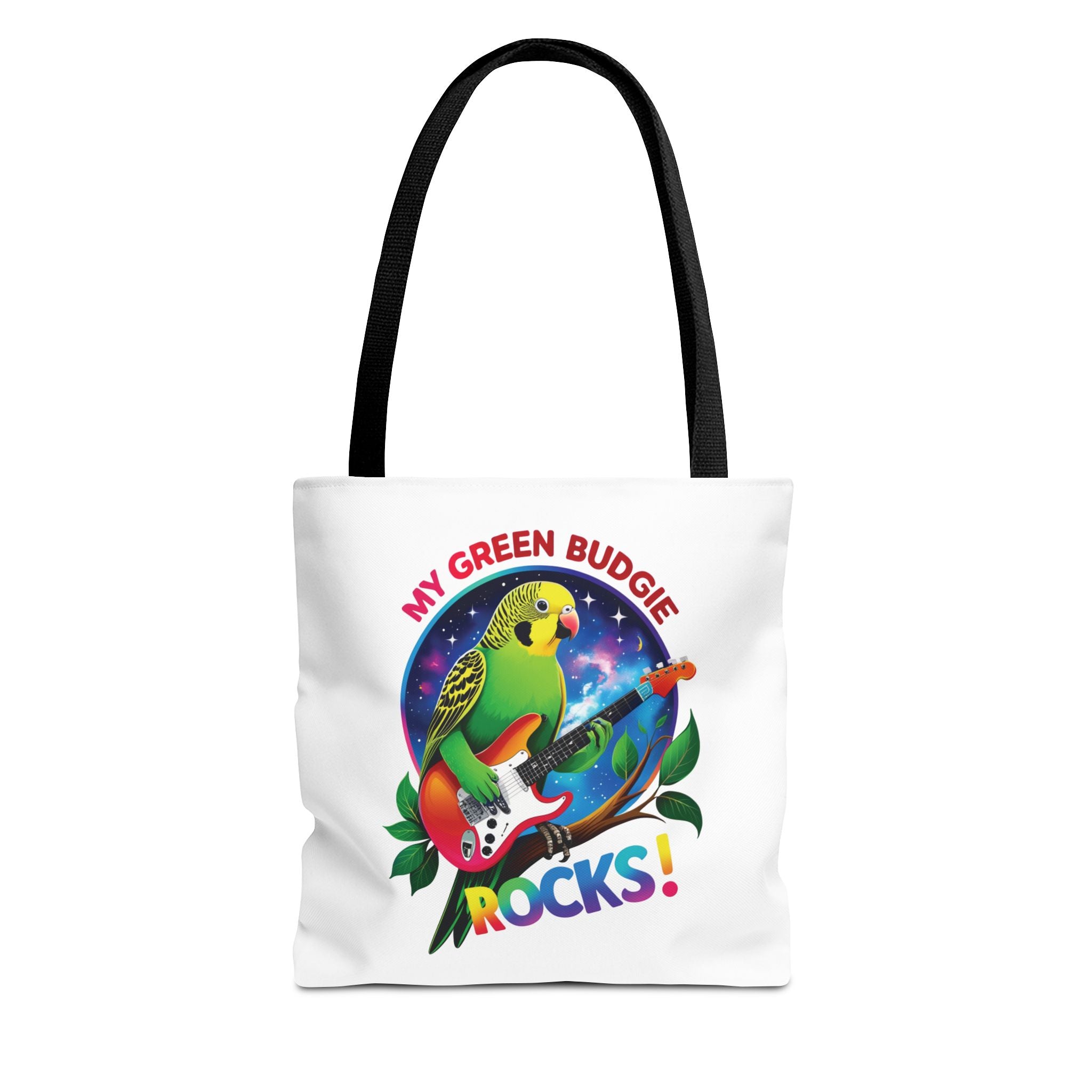 My Green Budgie Rocks Tote Bag