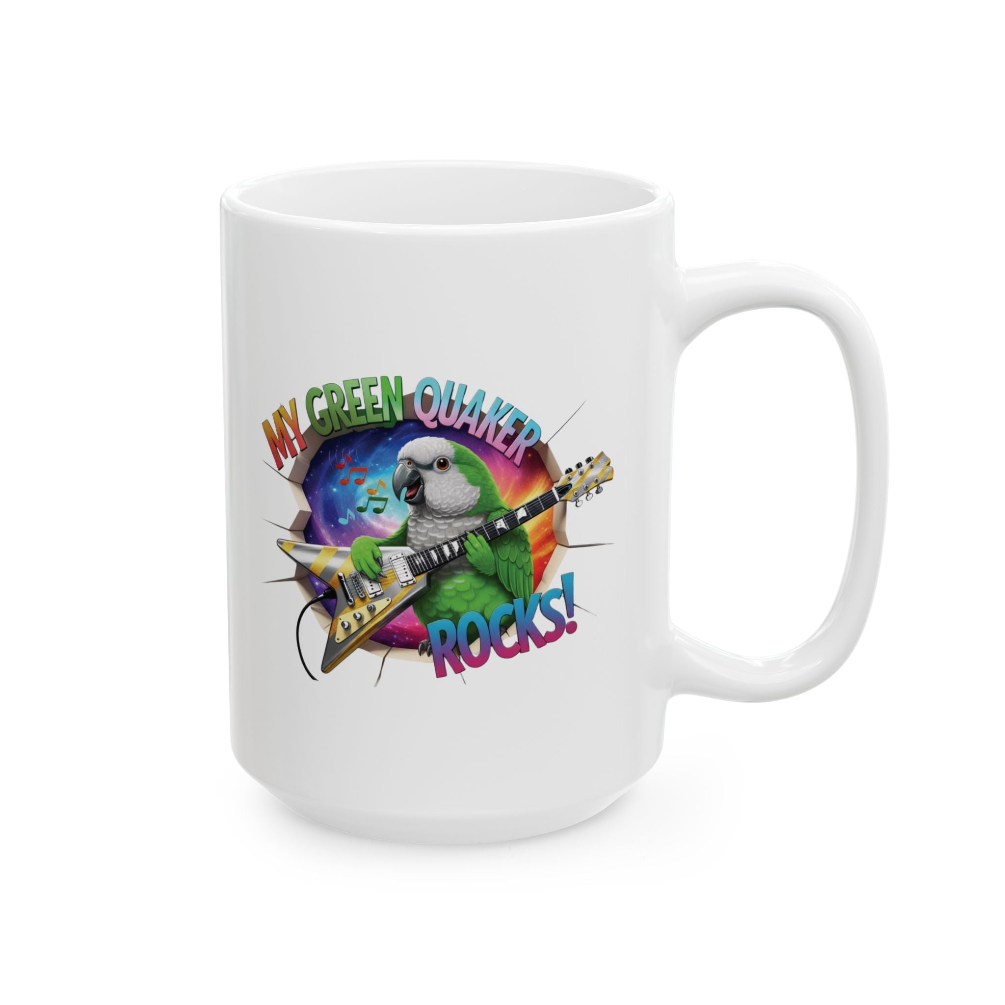 My Green Quaker Rocks Mug