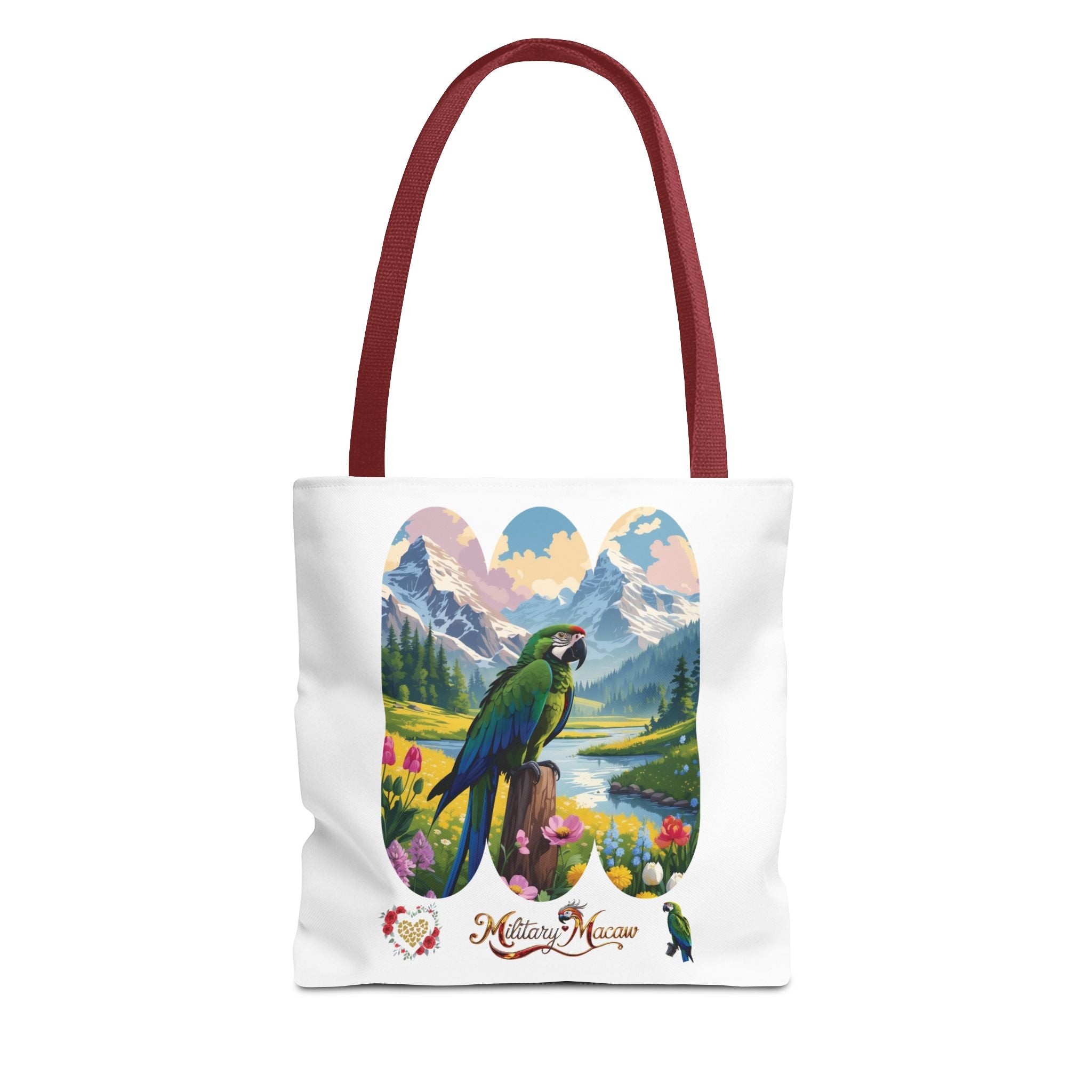 Military Macaw Mountain Tote Bag