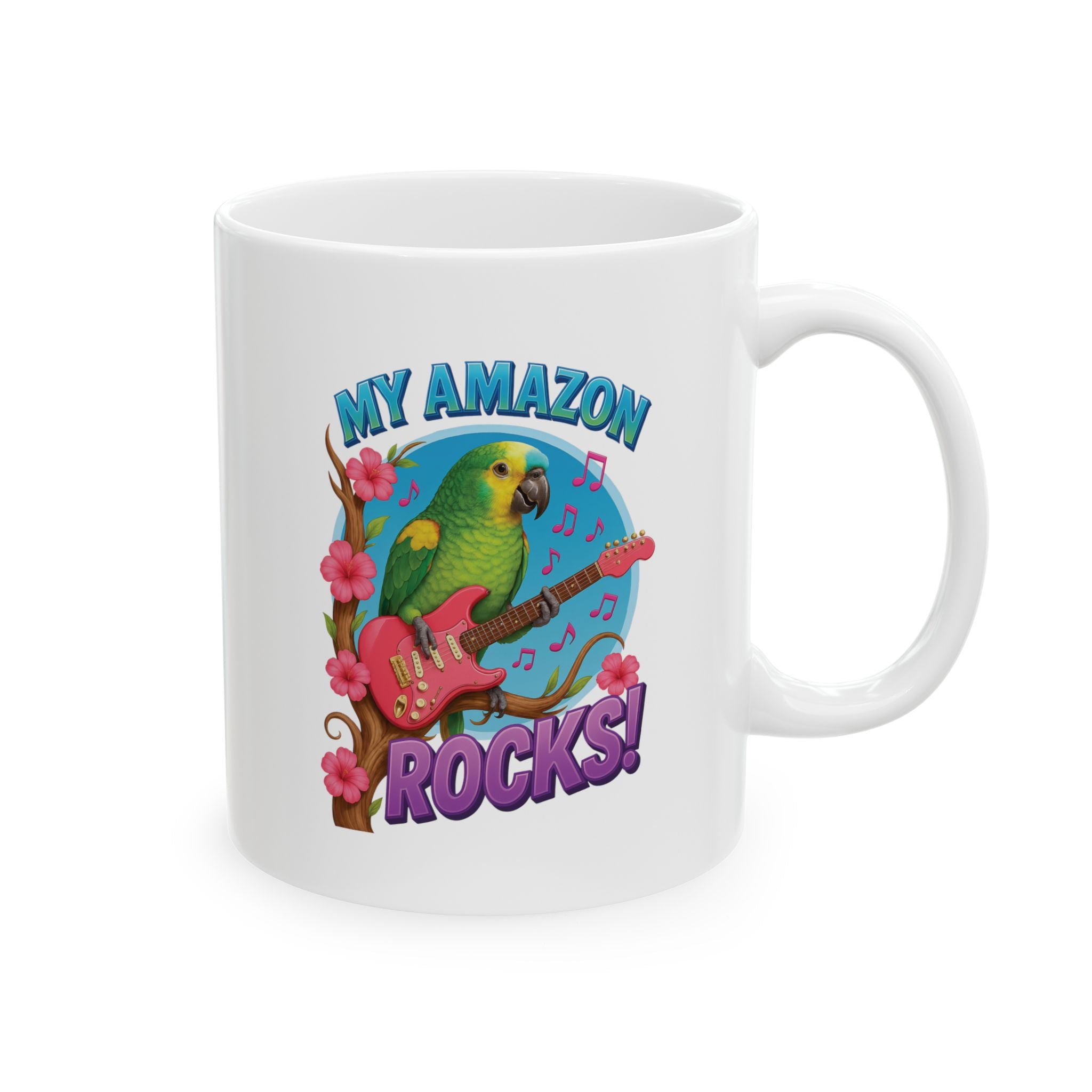 My Amazon Rocks Guitar Mug