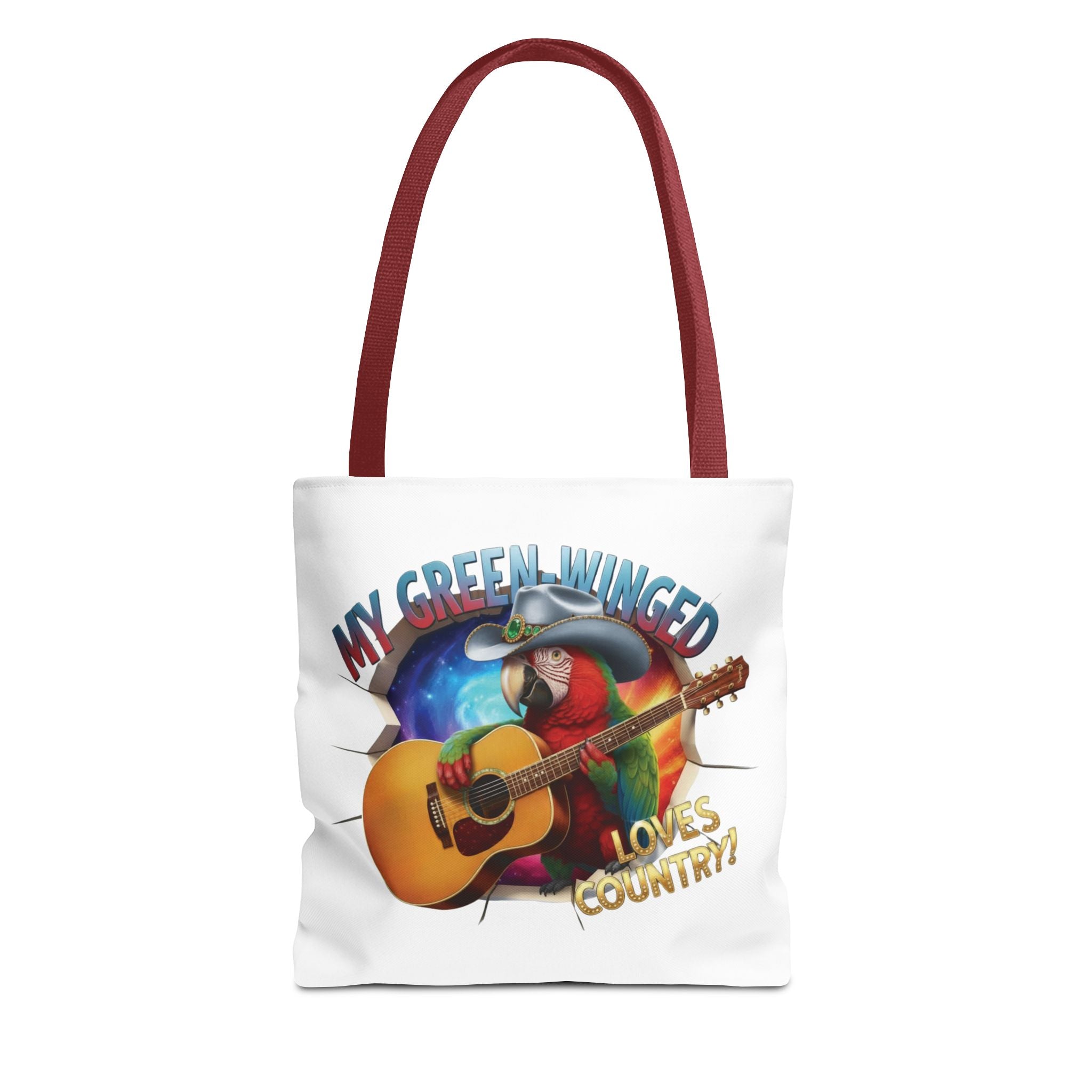 My Green Winged Loves Country Tote Bag