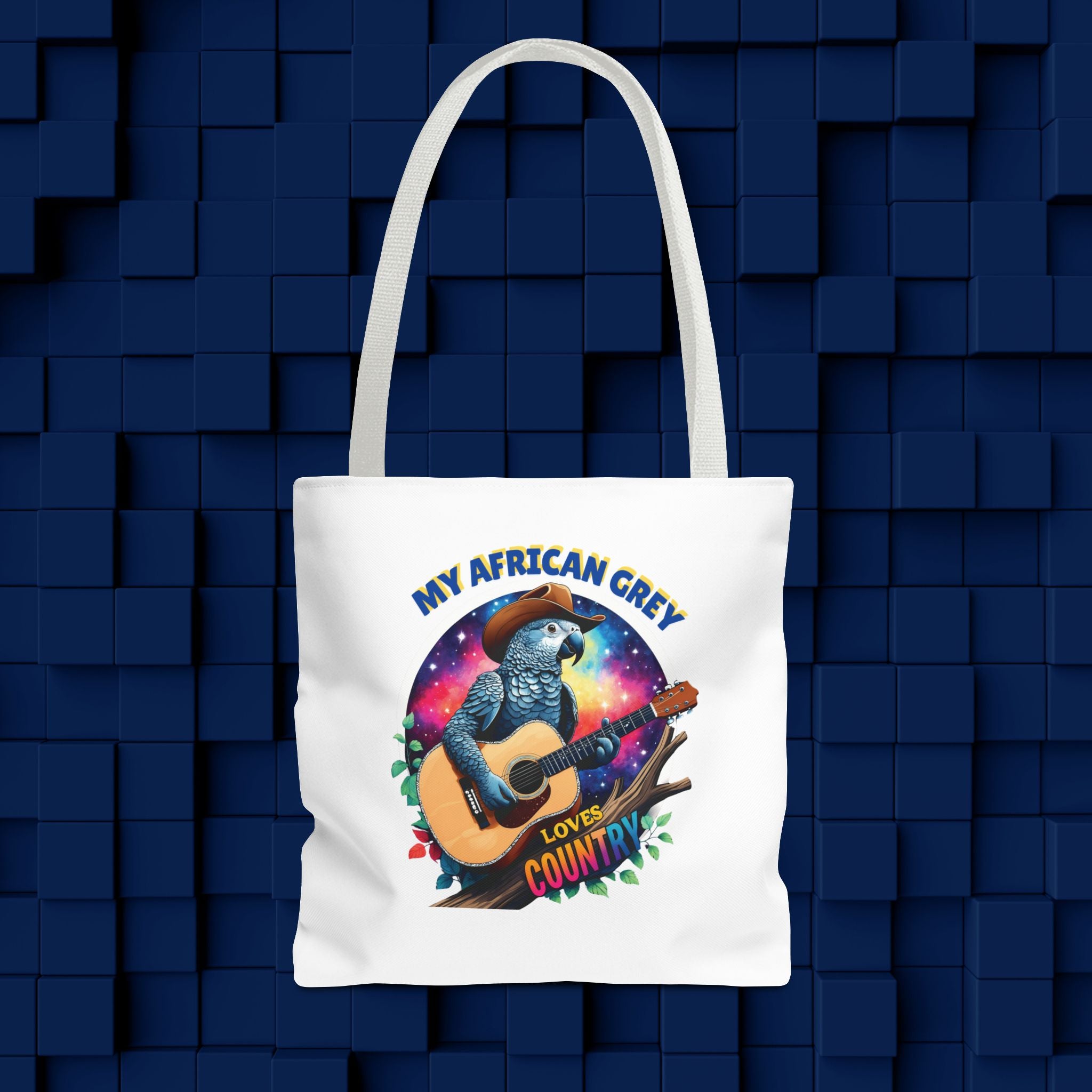 Tote Bag With African Grey Design