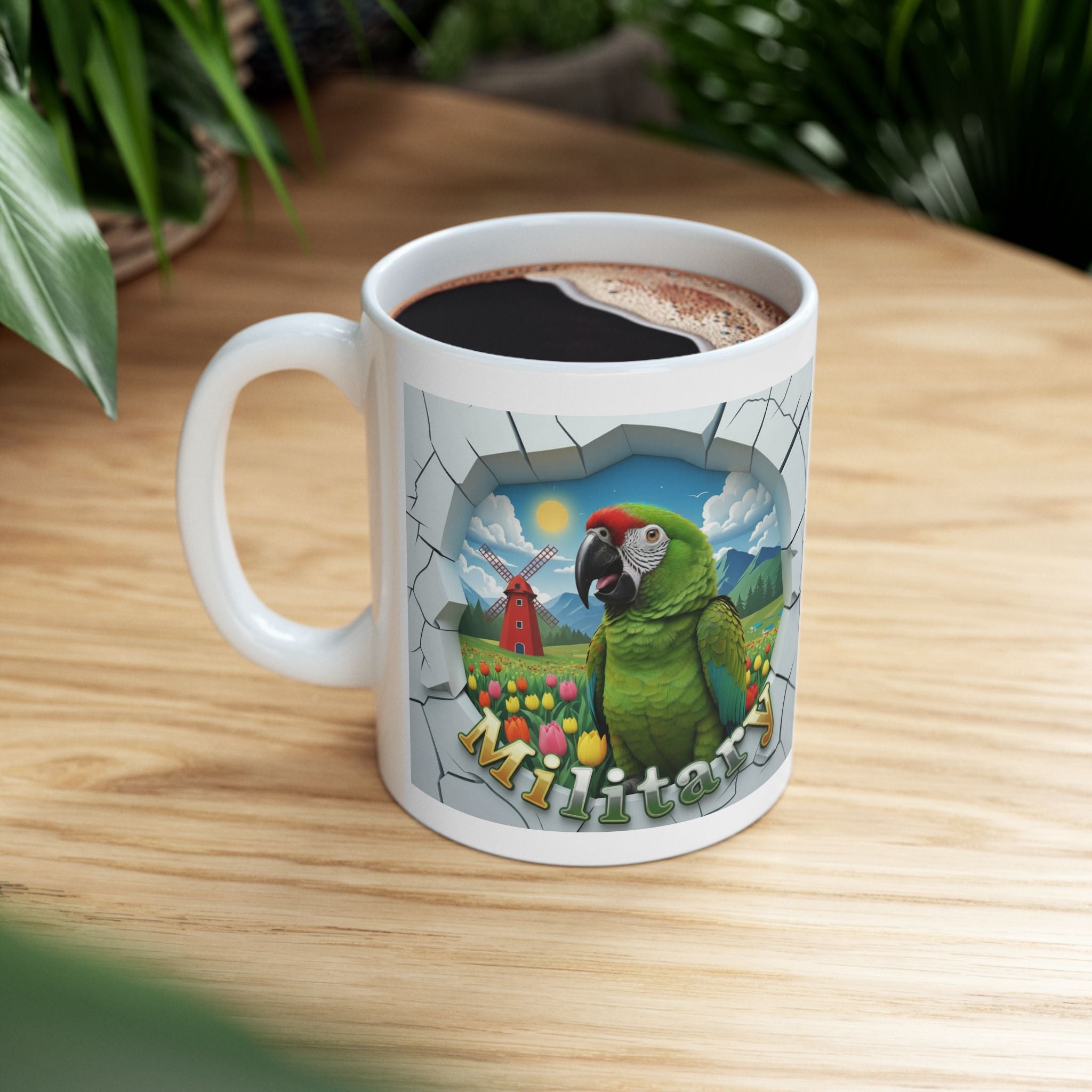 Military Meadow Scenic Mug