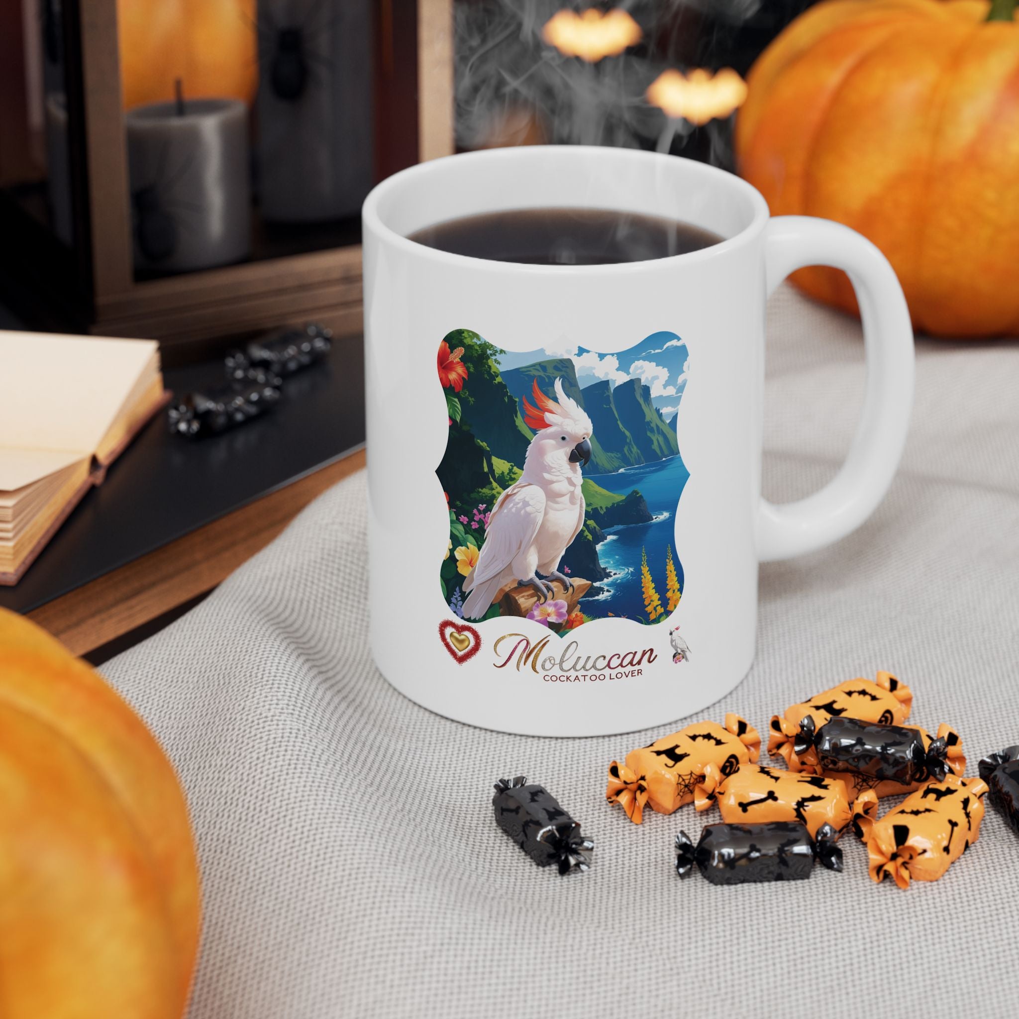 Moluccan Cockatoo Lover Valley Mug