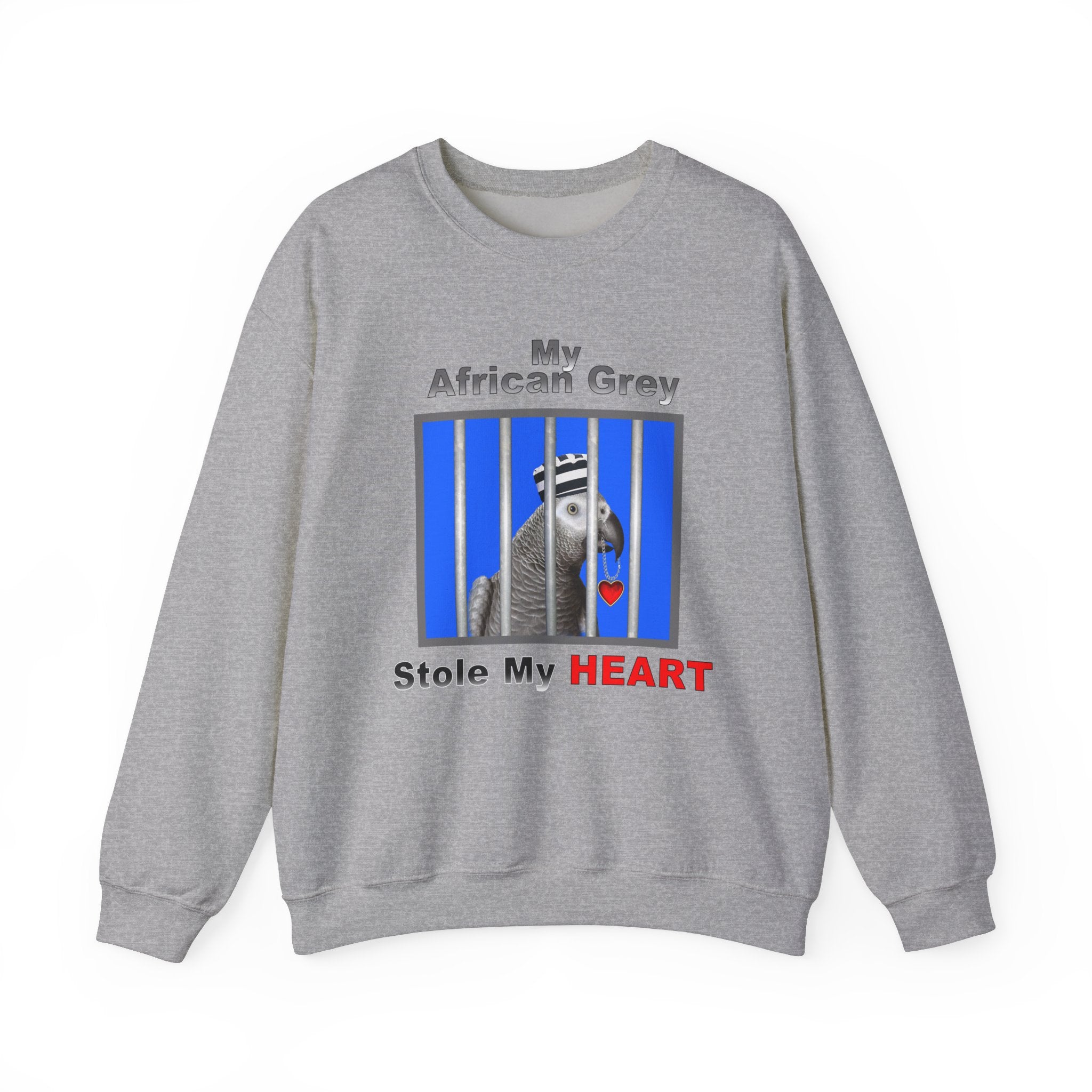 Stole My Heart African Grey Sweatshirt