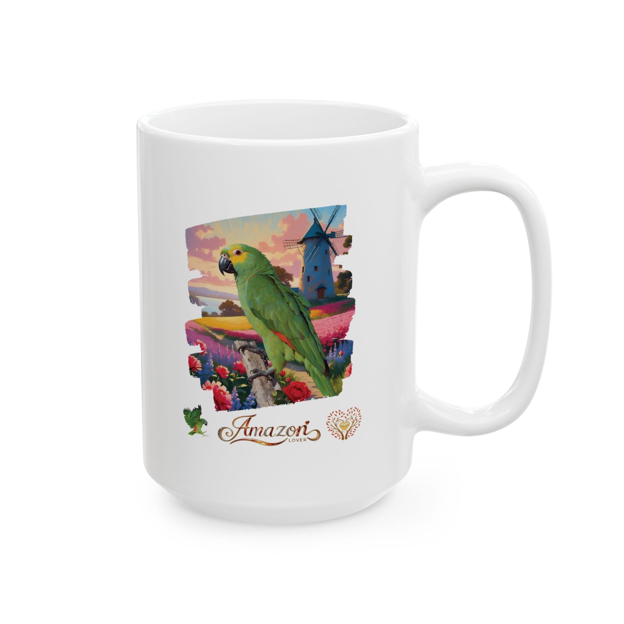 Amazon Lover Floral Scenic Mug