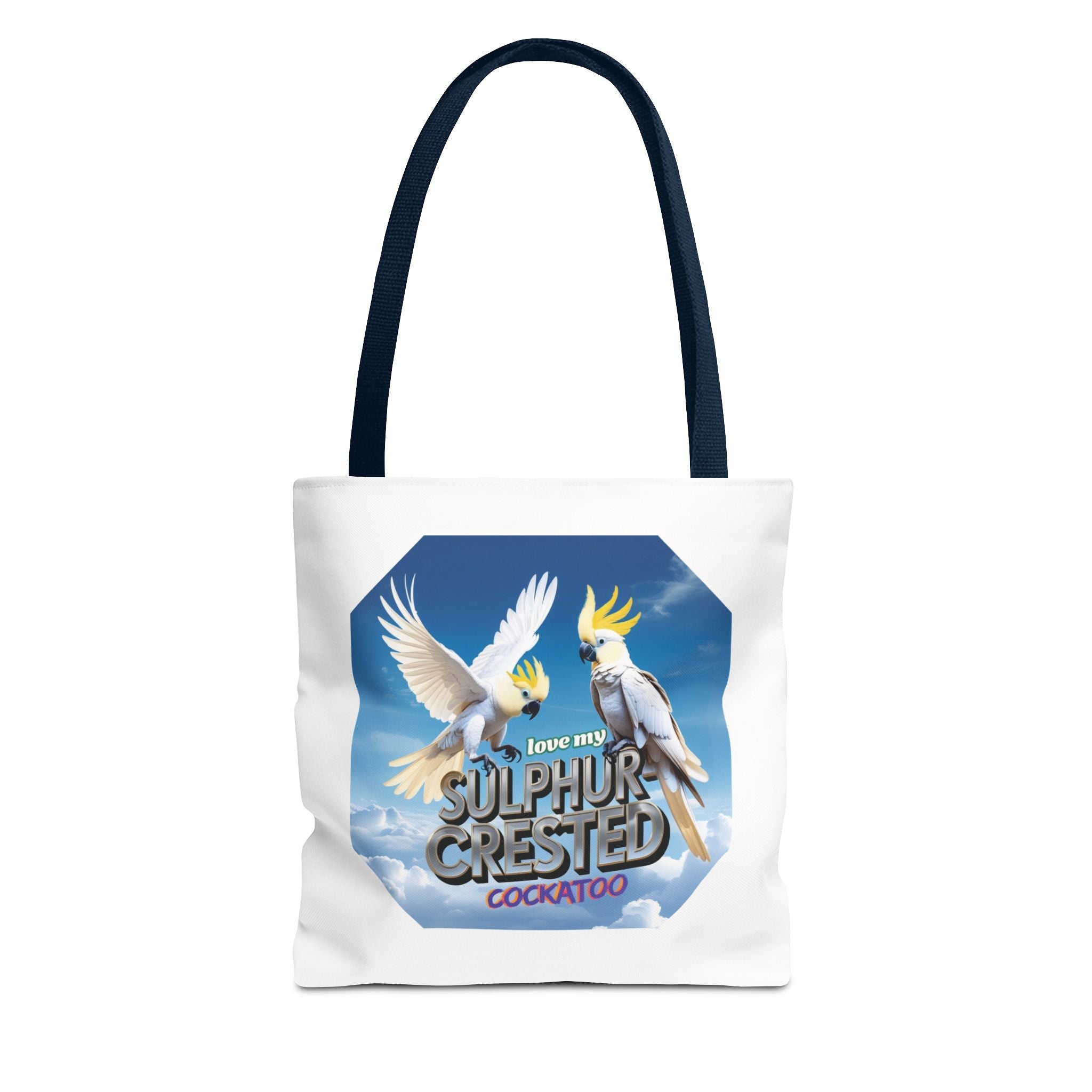 Love My Sulphur-Crested Cockatoo Tote Bag