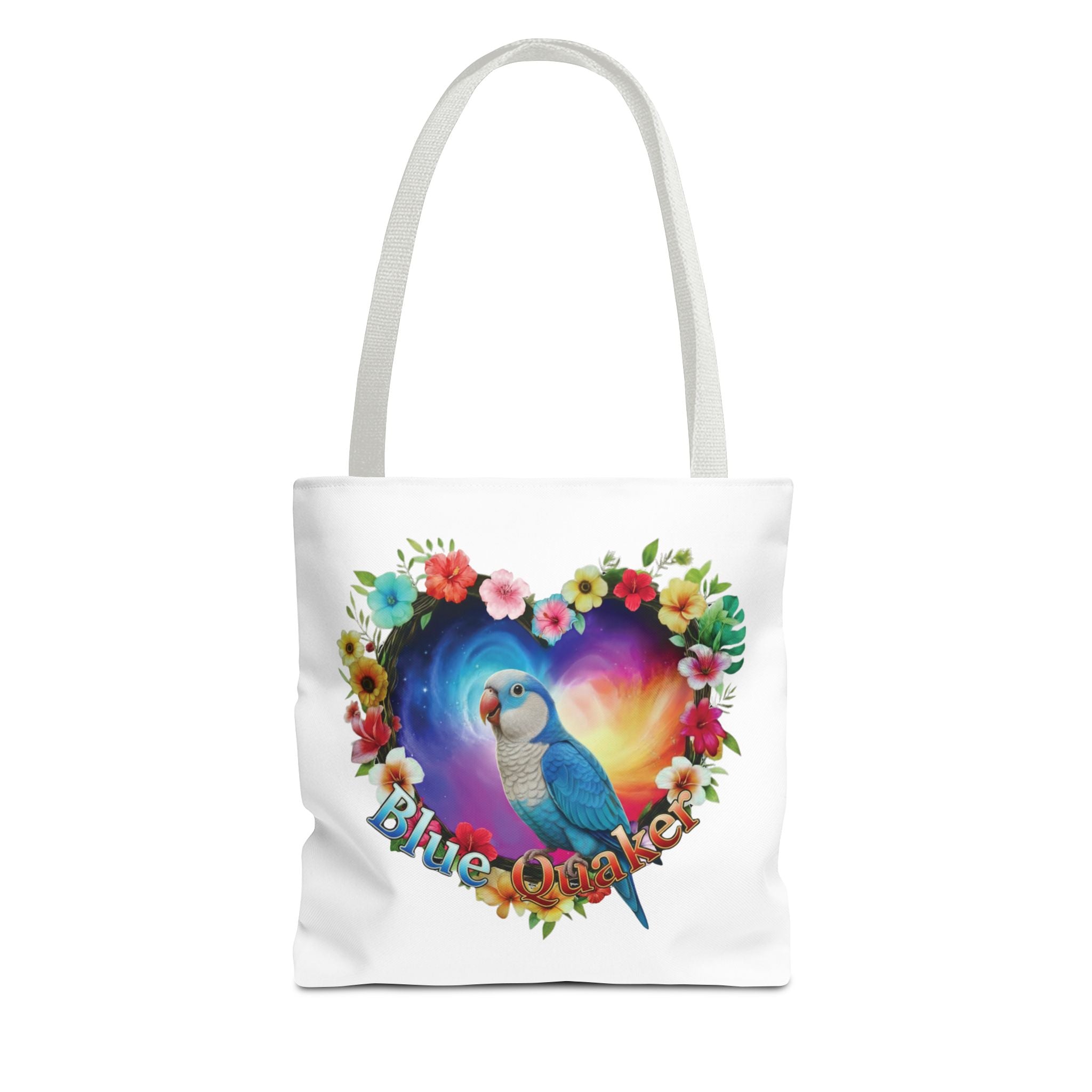 Blue Quaker Bird Tote Bag