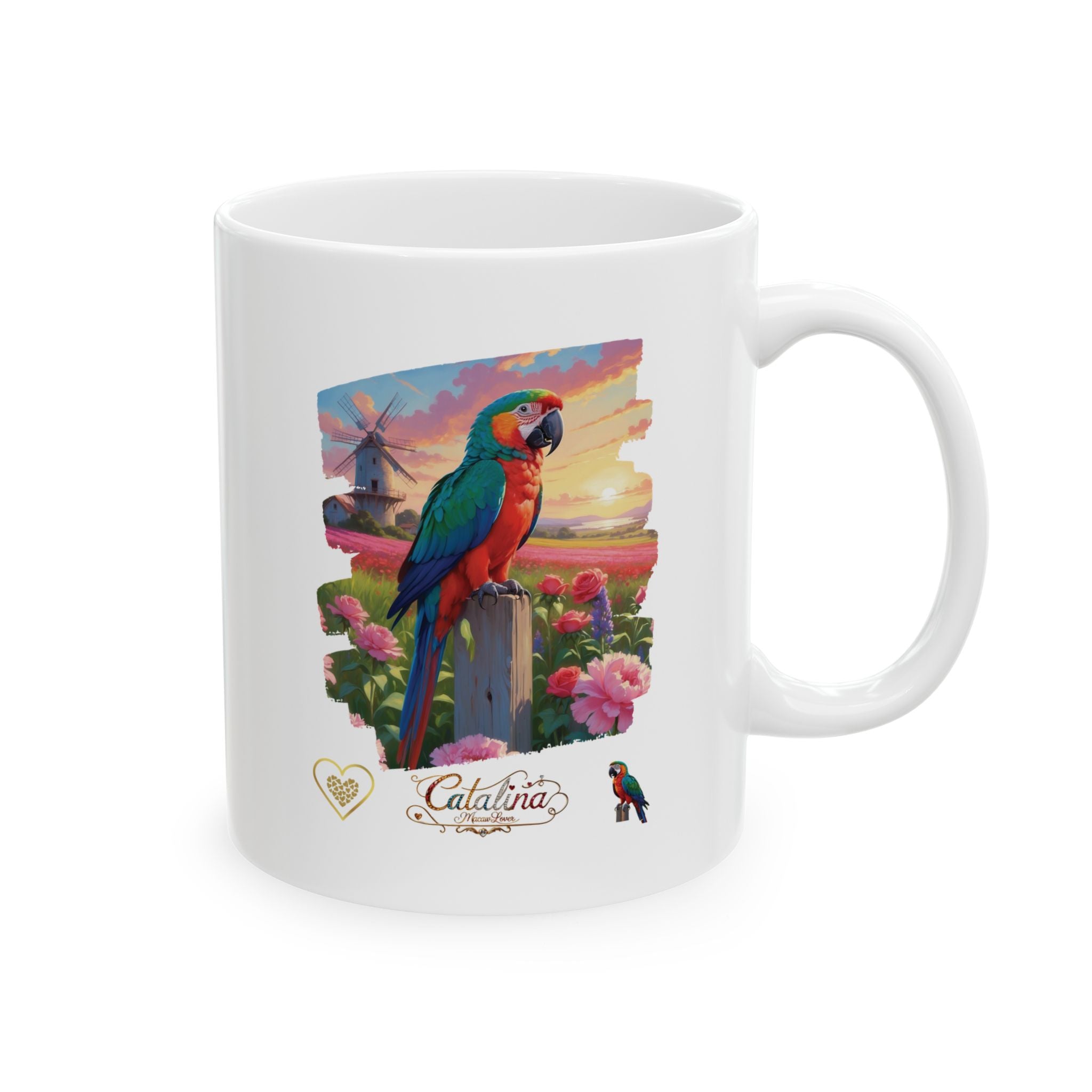 Catalina Macaw Lover Sunset Mug