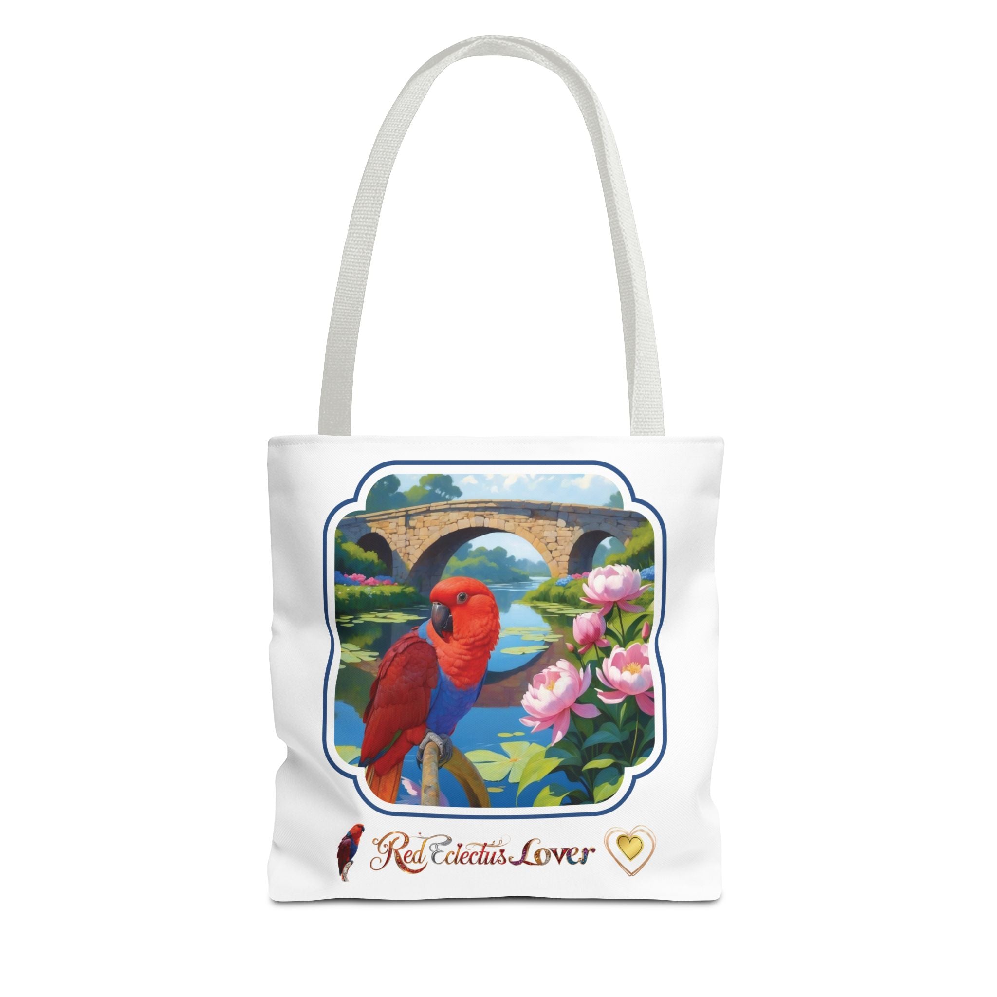 Red Eclectus Lover Nature Scenic Tote Bag