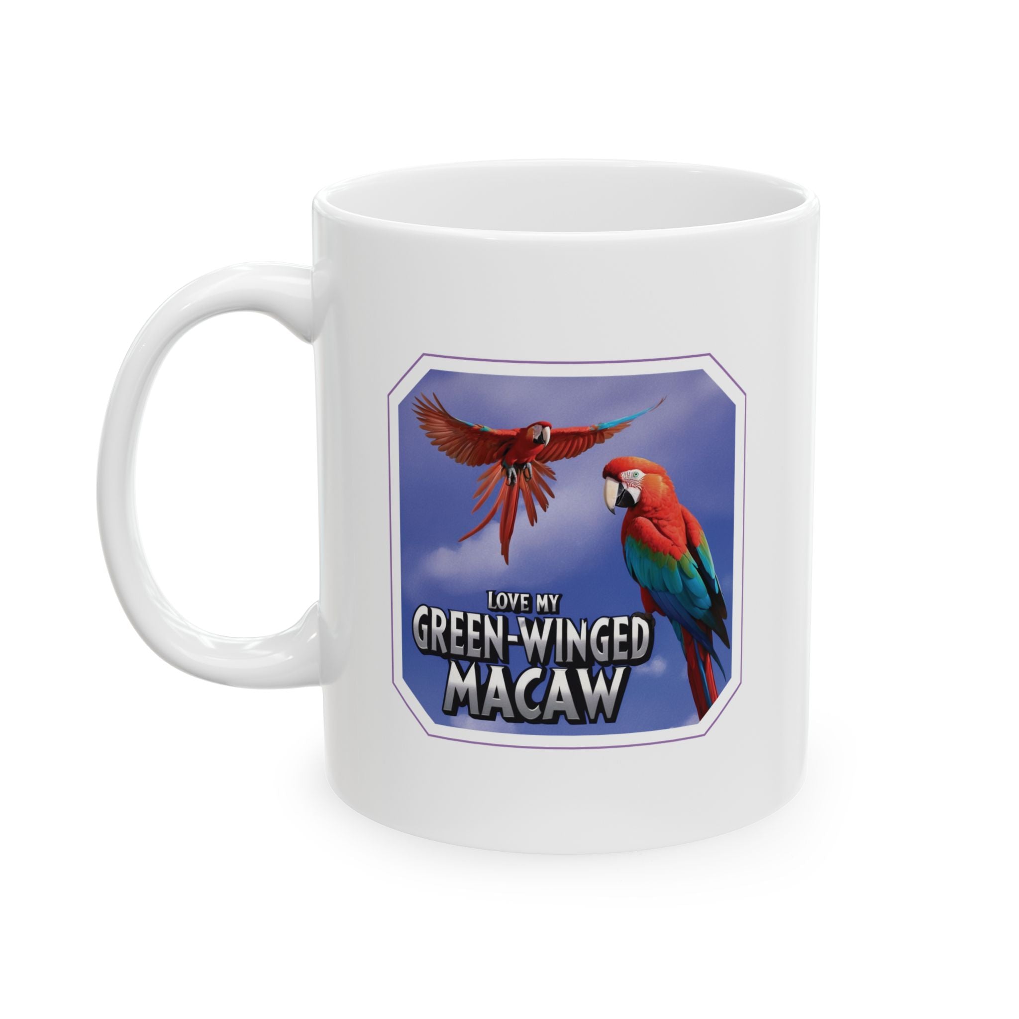 Love My Green-Winged Macaw Mug