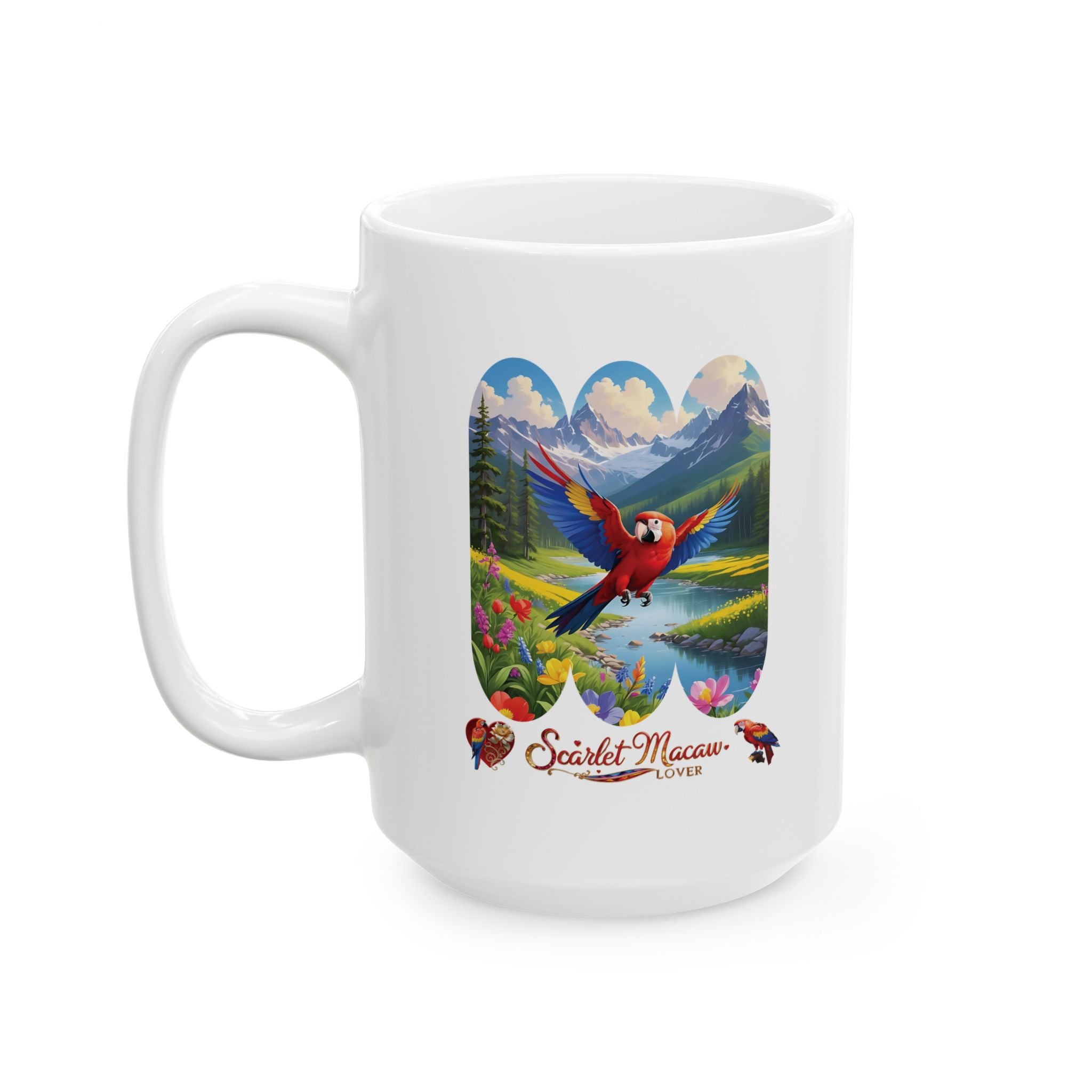 Red Scarlet Macaw Lover Mug