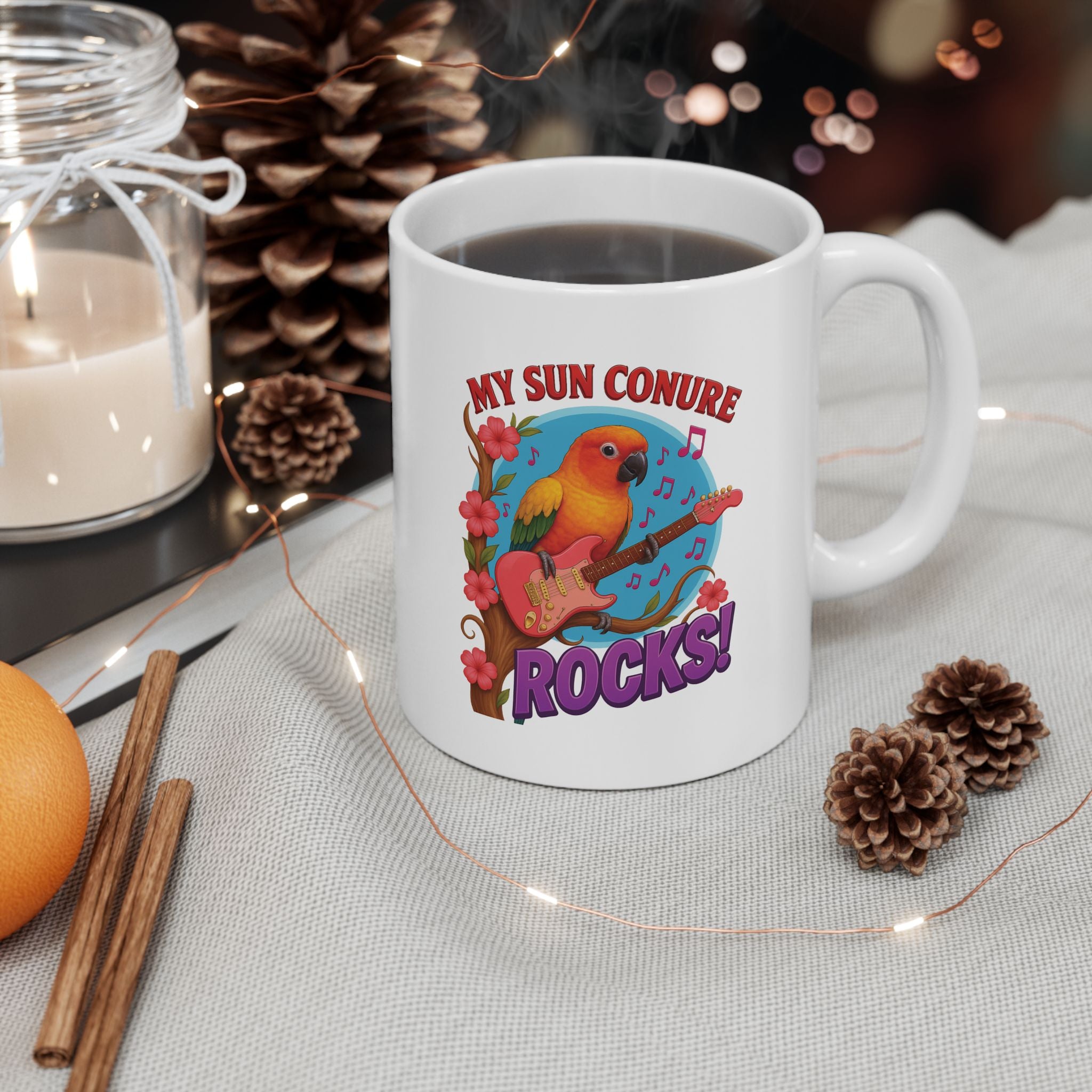 My Sun Conure Rocks Mug