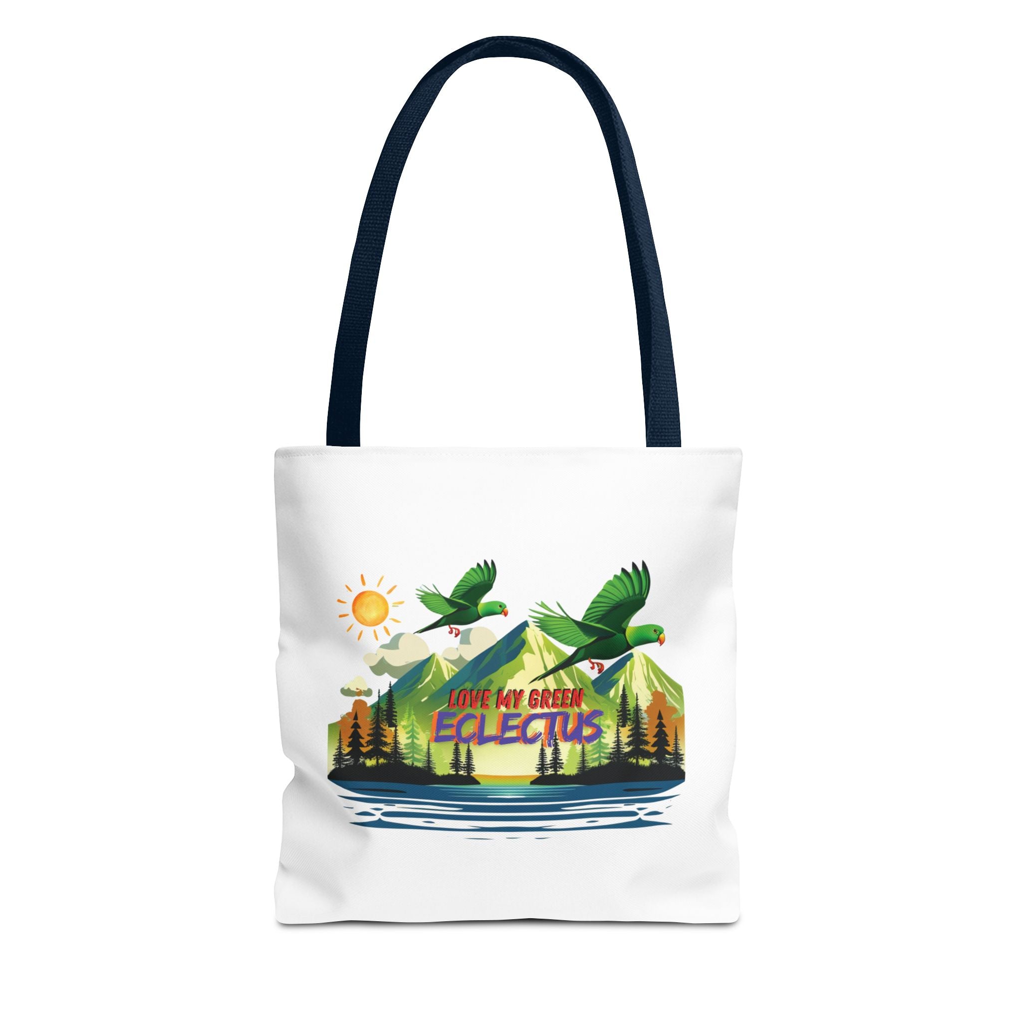 Green Eclectus Tote Bag