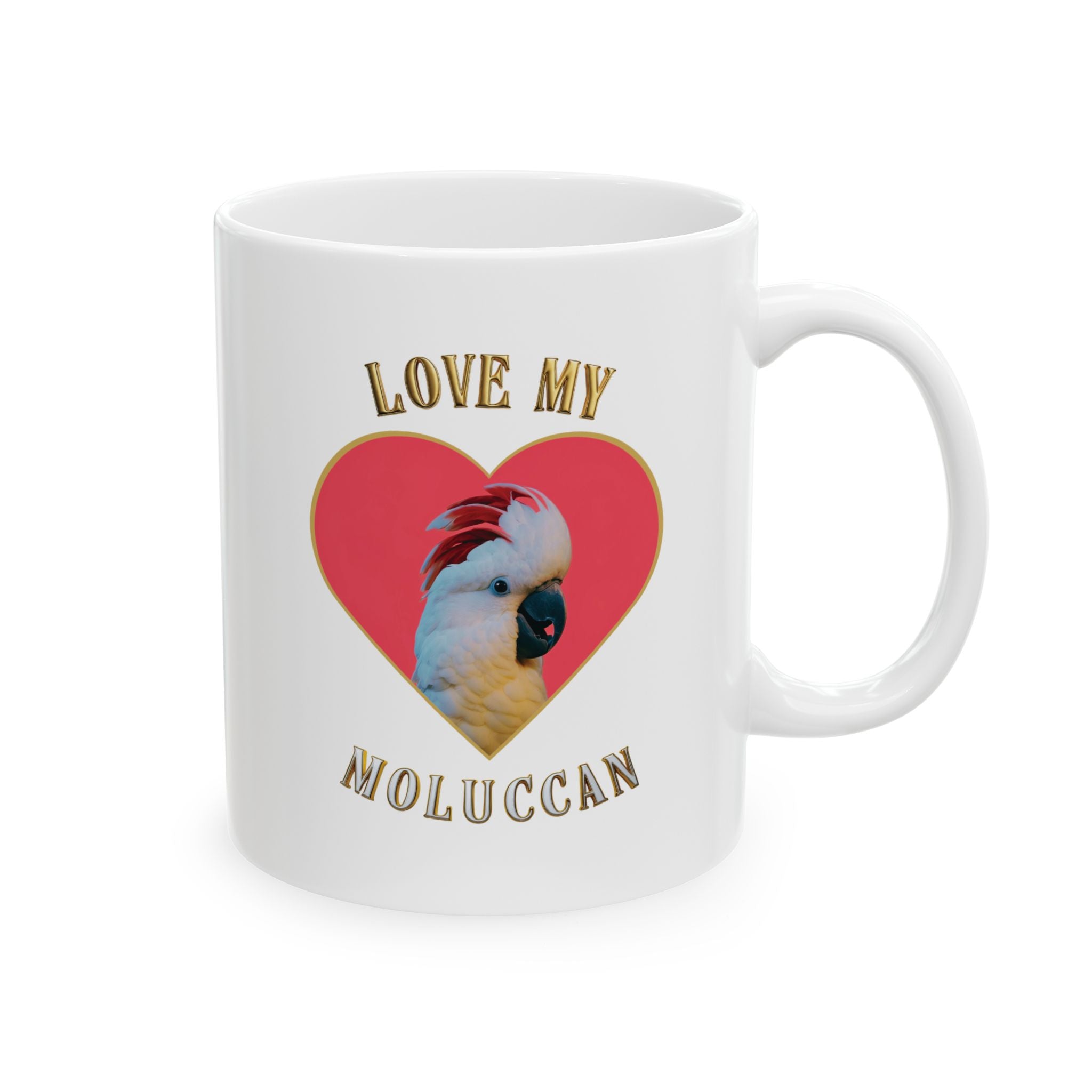 Love My Moluccan Heart Mug