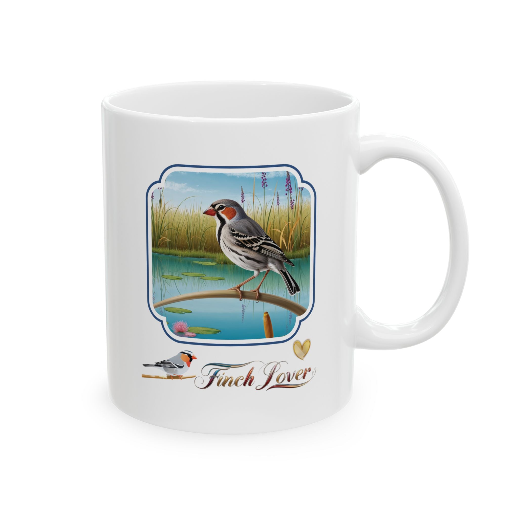 Finch Lover Nature Scenic Mug