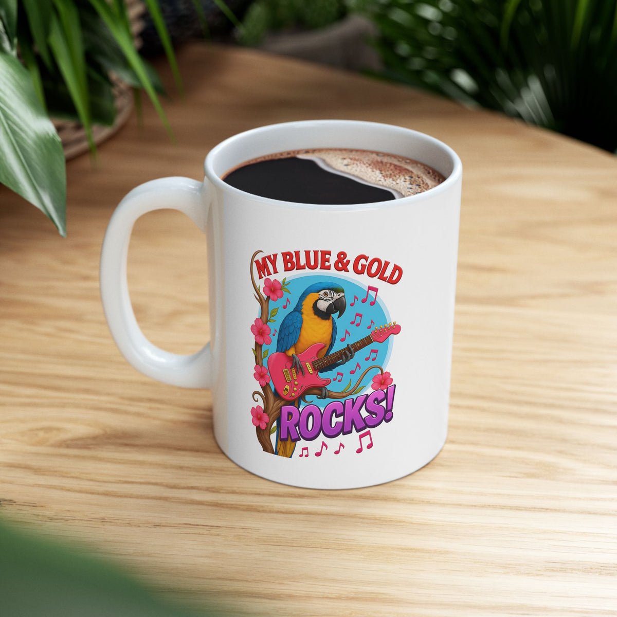 My Blue & Gold Rocks Mug