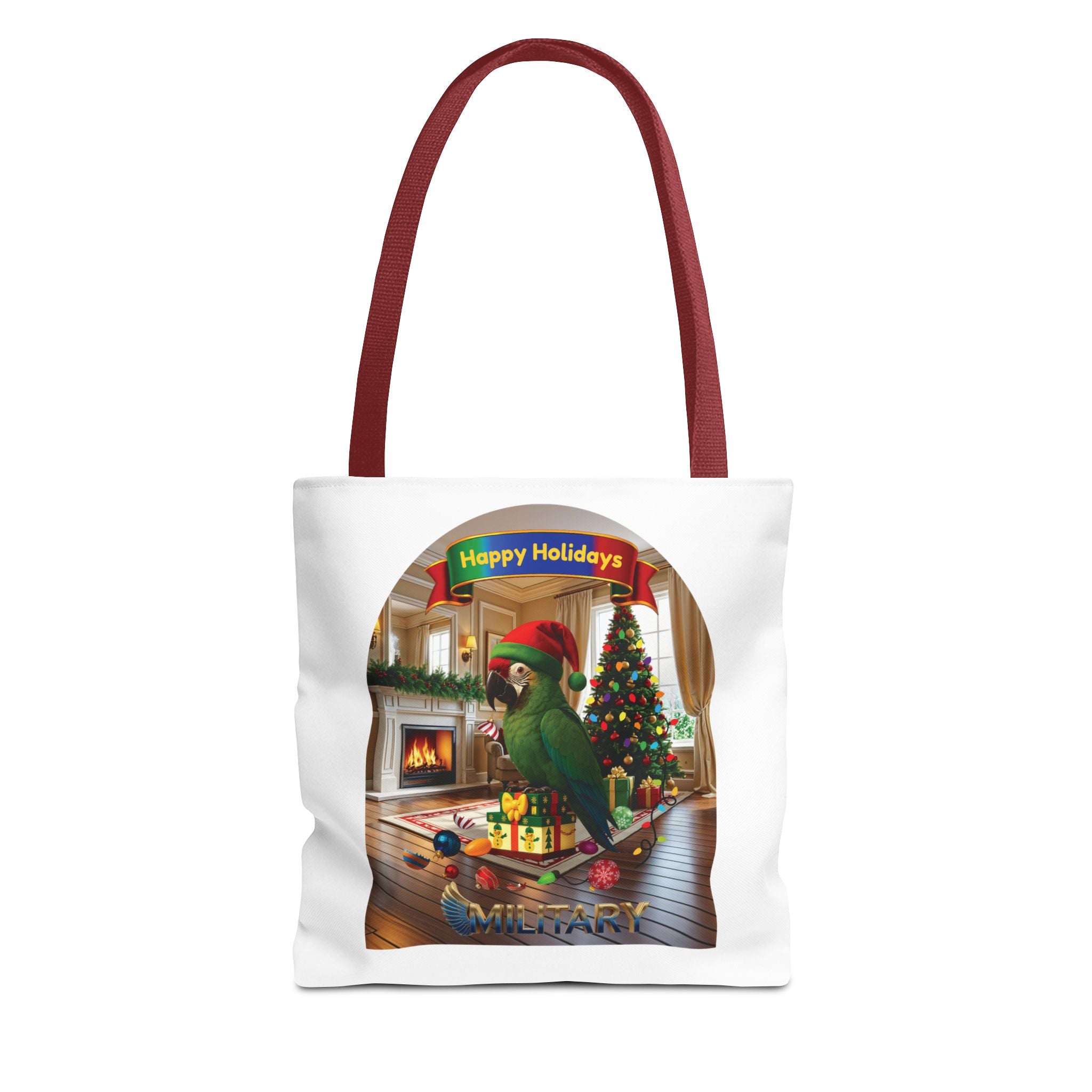 Happy Holidays Military Tote Bag