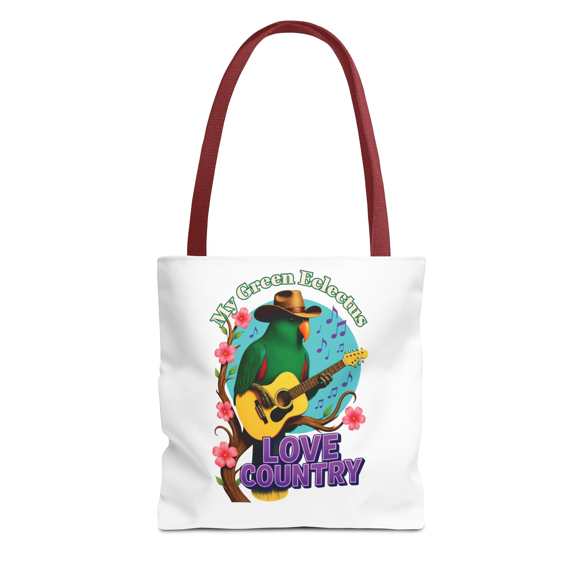 Green Eclectus Tote Bag