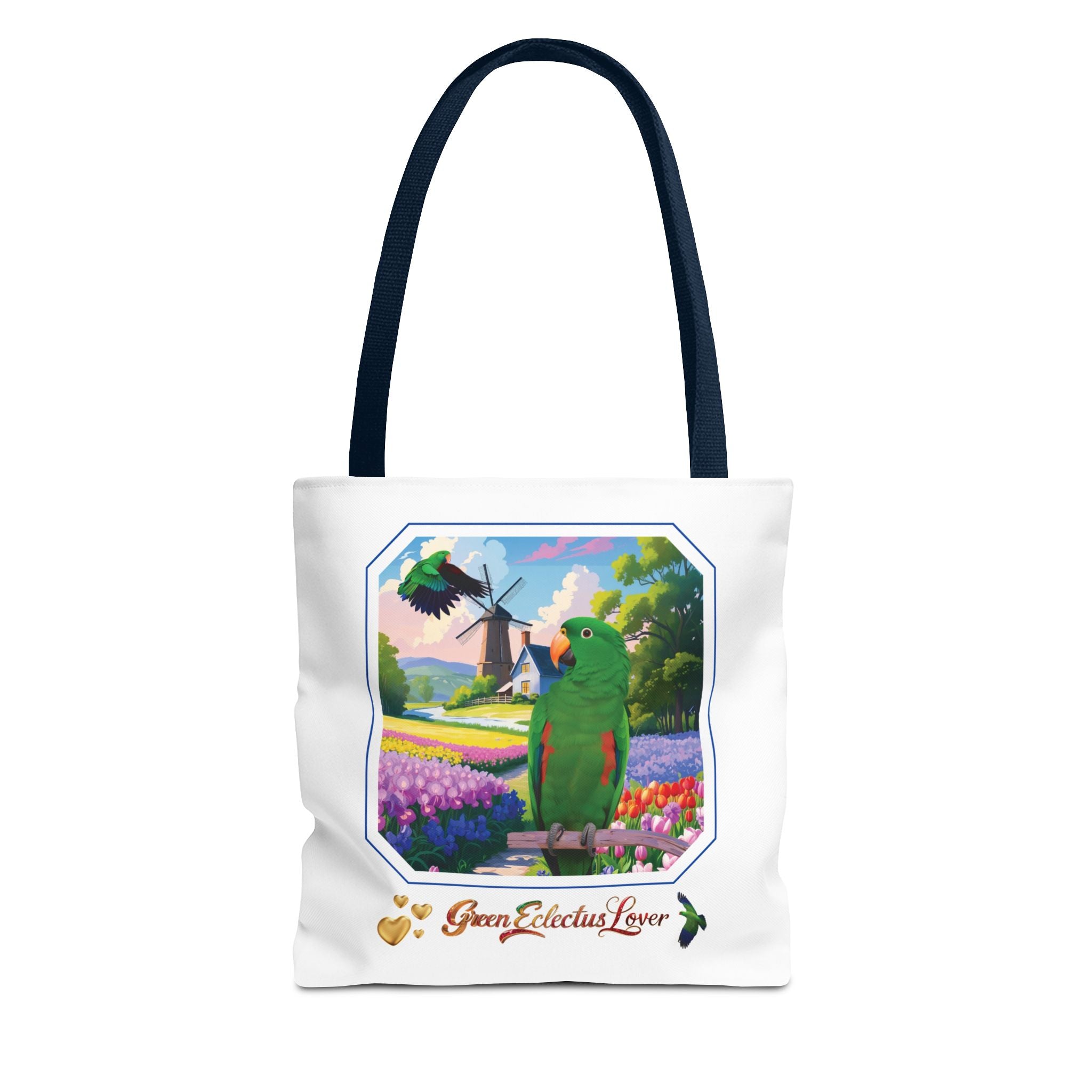Green Eclectus Lover Nature Scenic Tote Bag