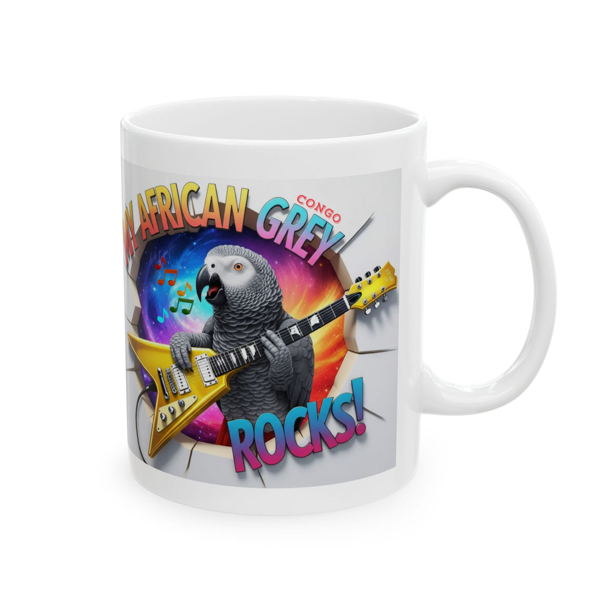 My African Grey Congo Rocks Mug