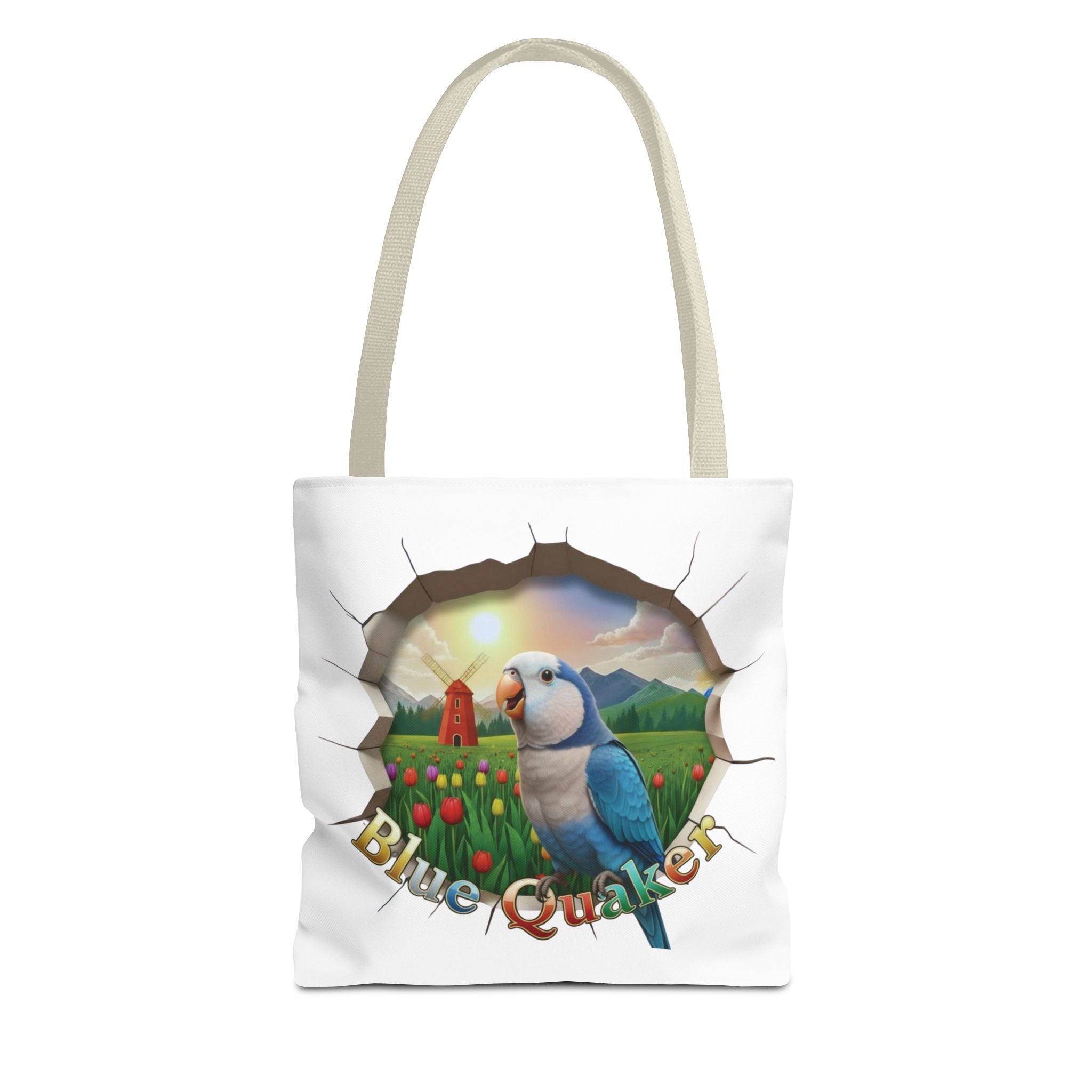 Blue Quaker Parrot Tote Bag