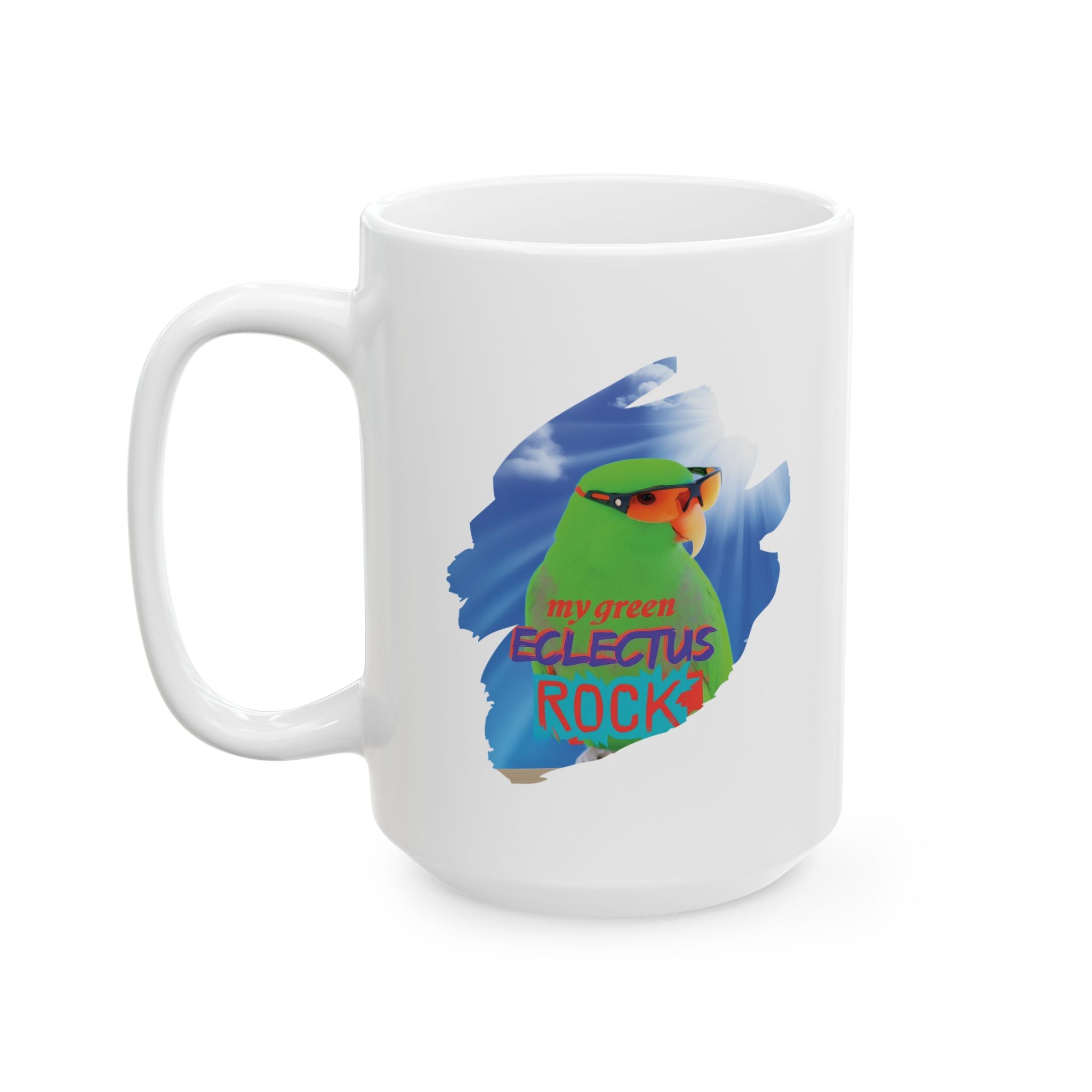 Green Eclectus Mug
