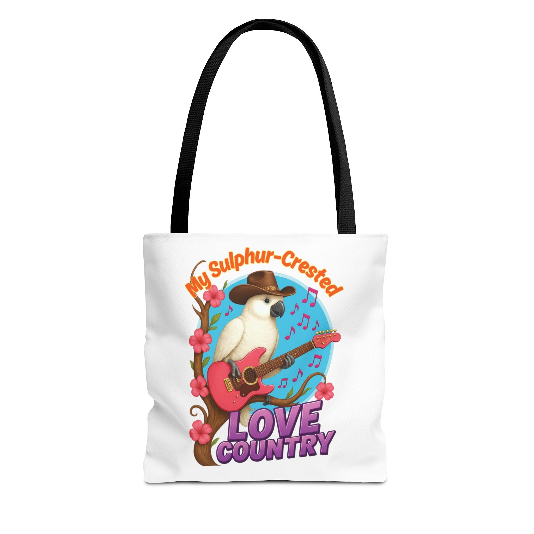 Sulphur-Crested Love Country Tote Bag