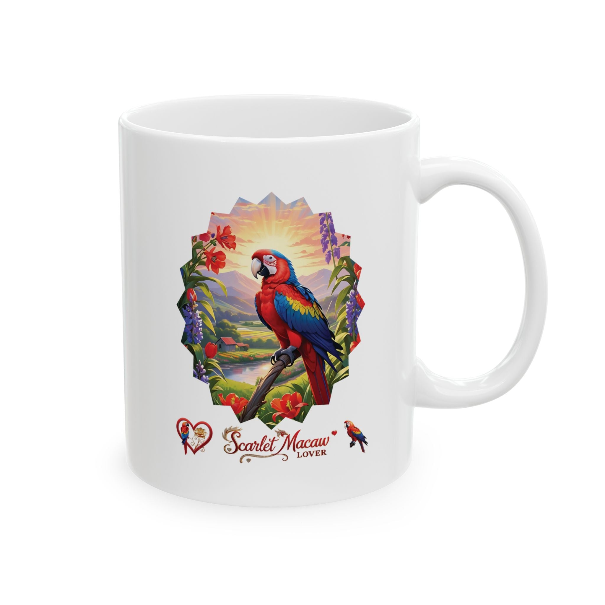 Scarlet Macaw Lover Nature Mug