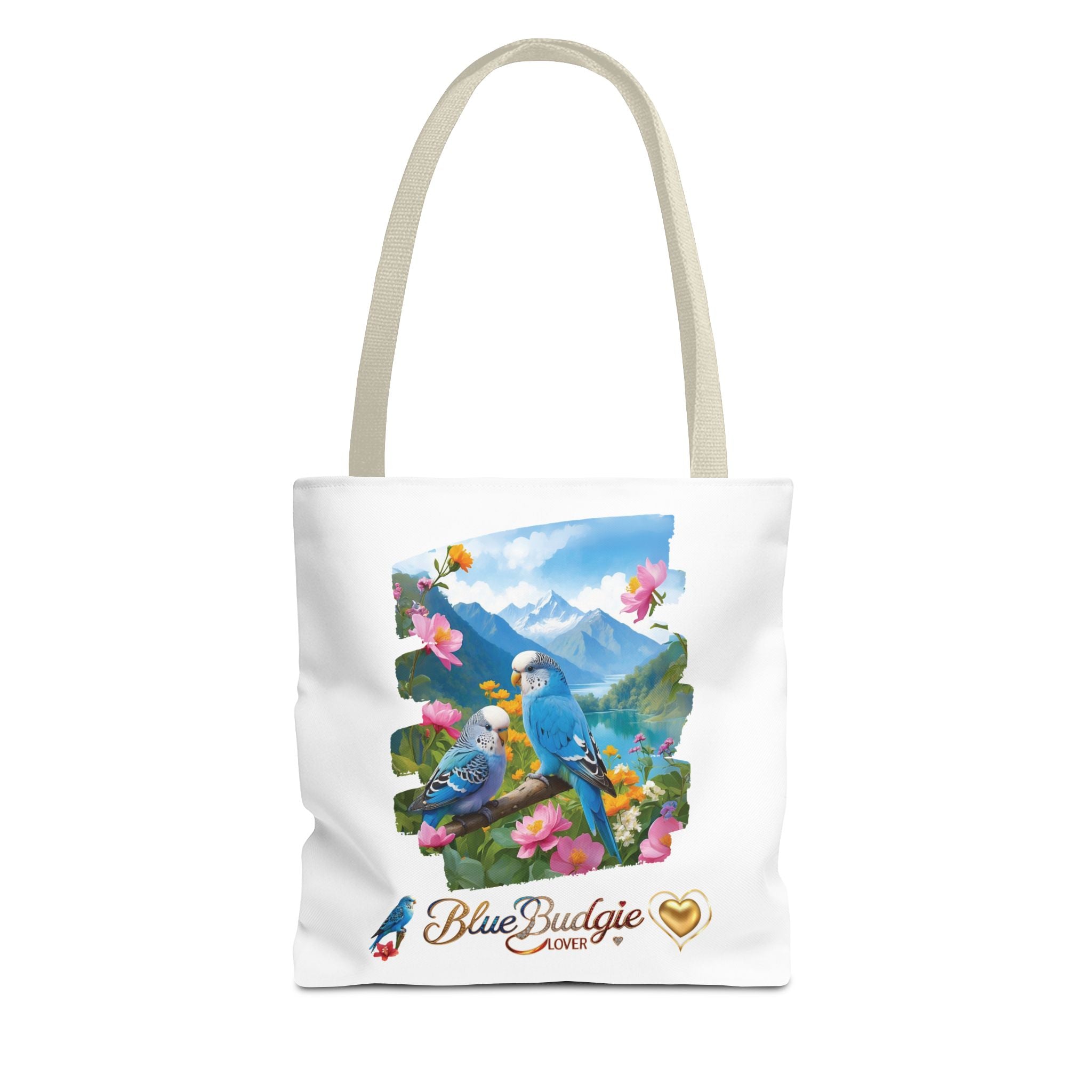 Blue Budgie Lover Nature Tote Bag