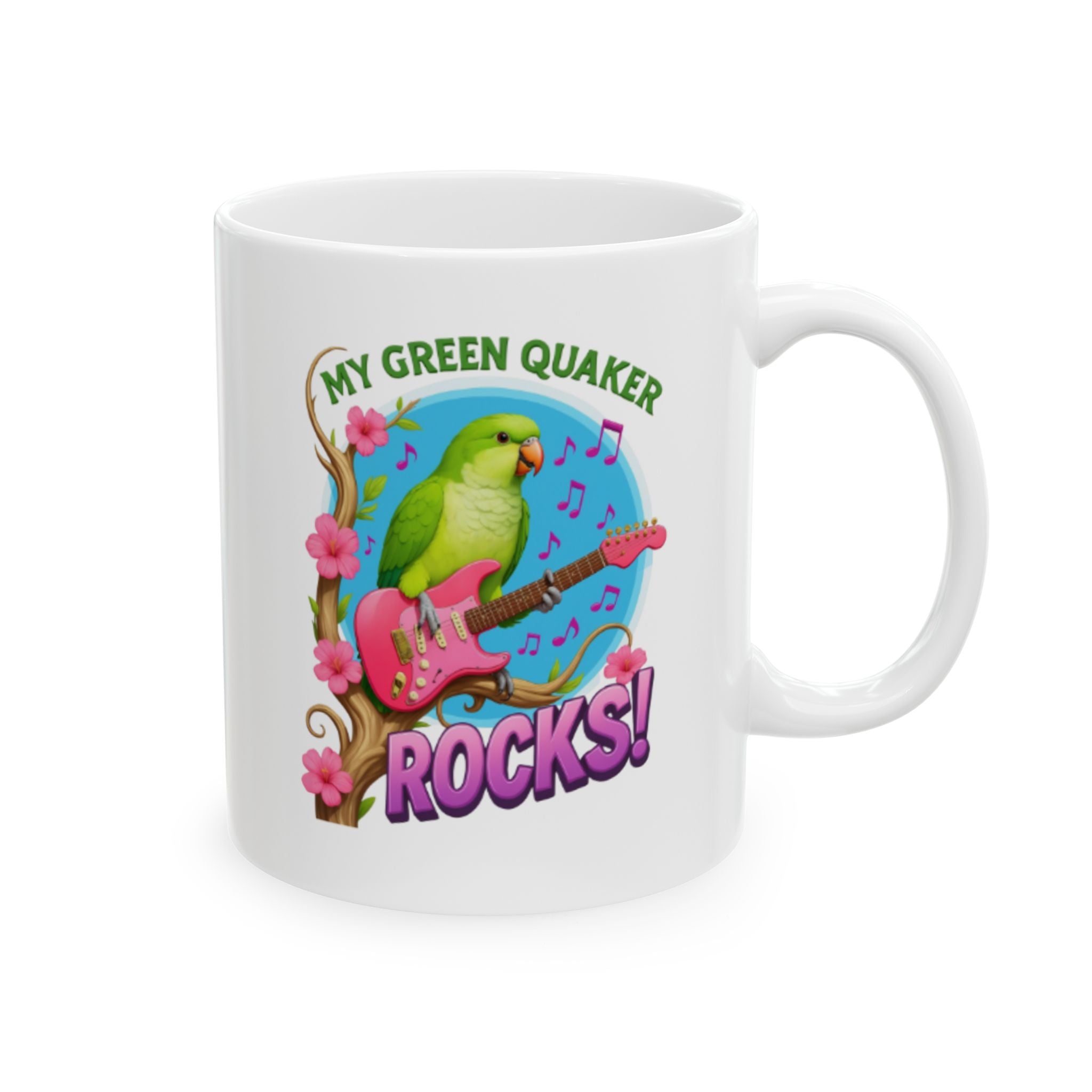 My Green Quaker Rocks Mug