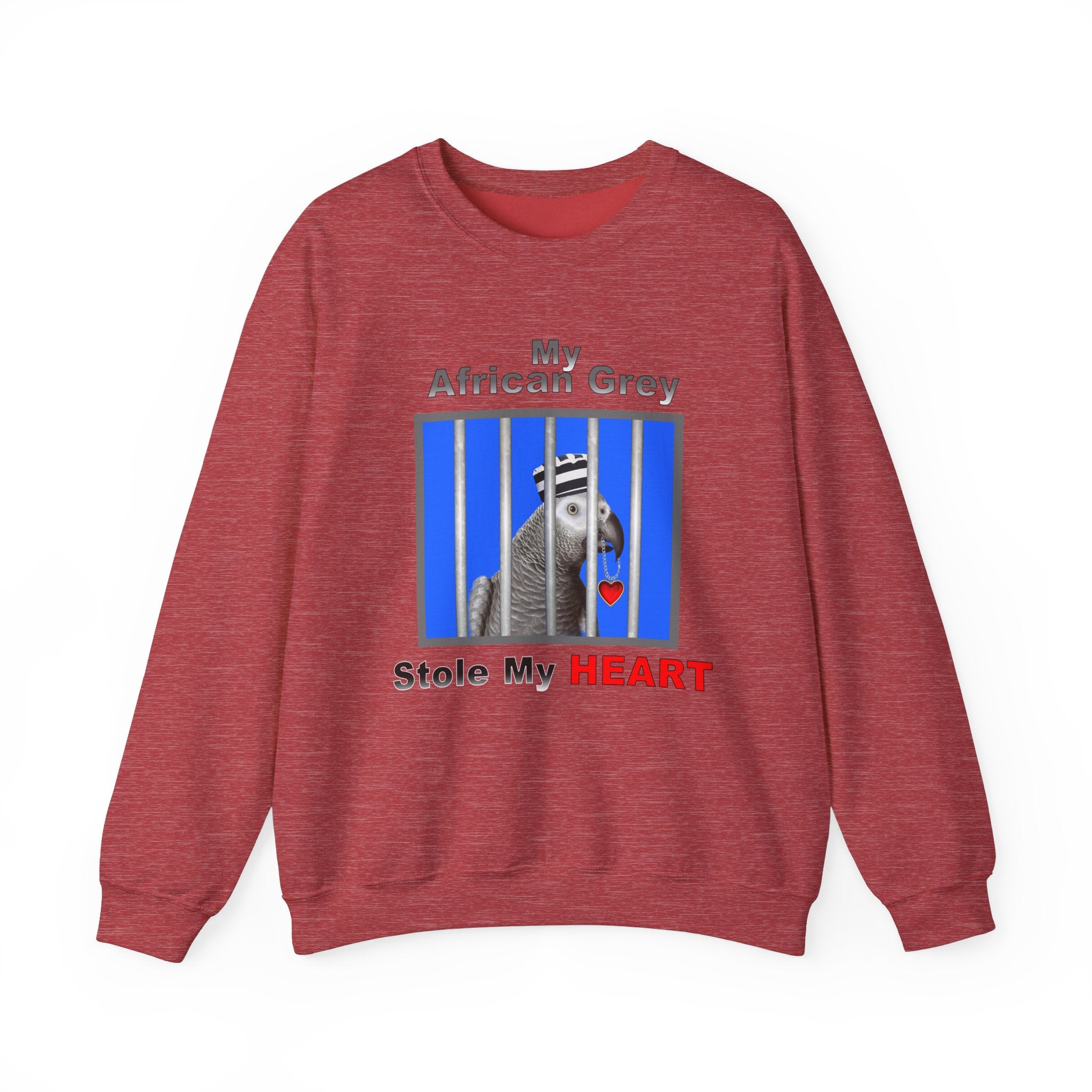 Stole My Heart African Grey Sweatshirt