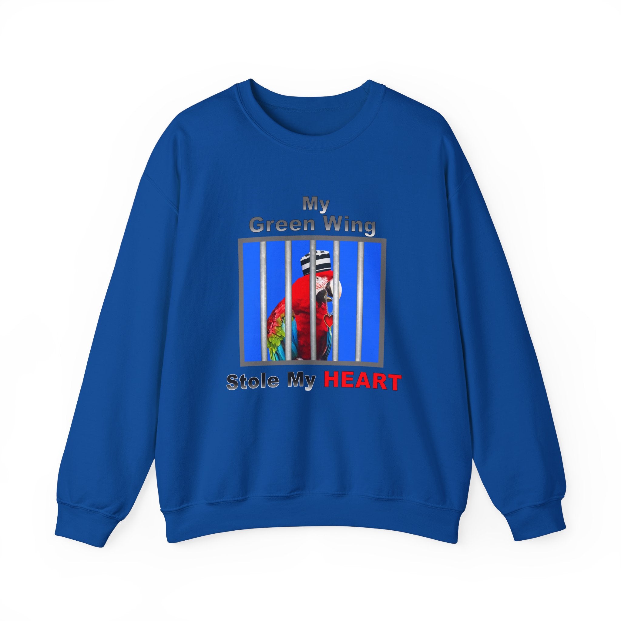 My Green Winged Stole My Heart Jailbird Sweatshirt