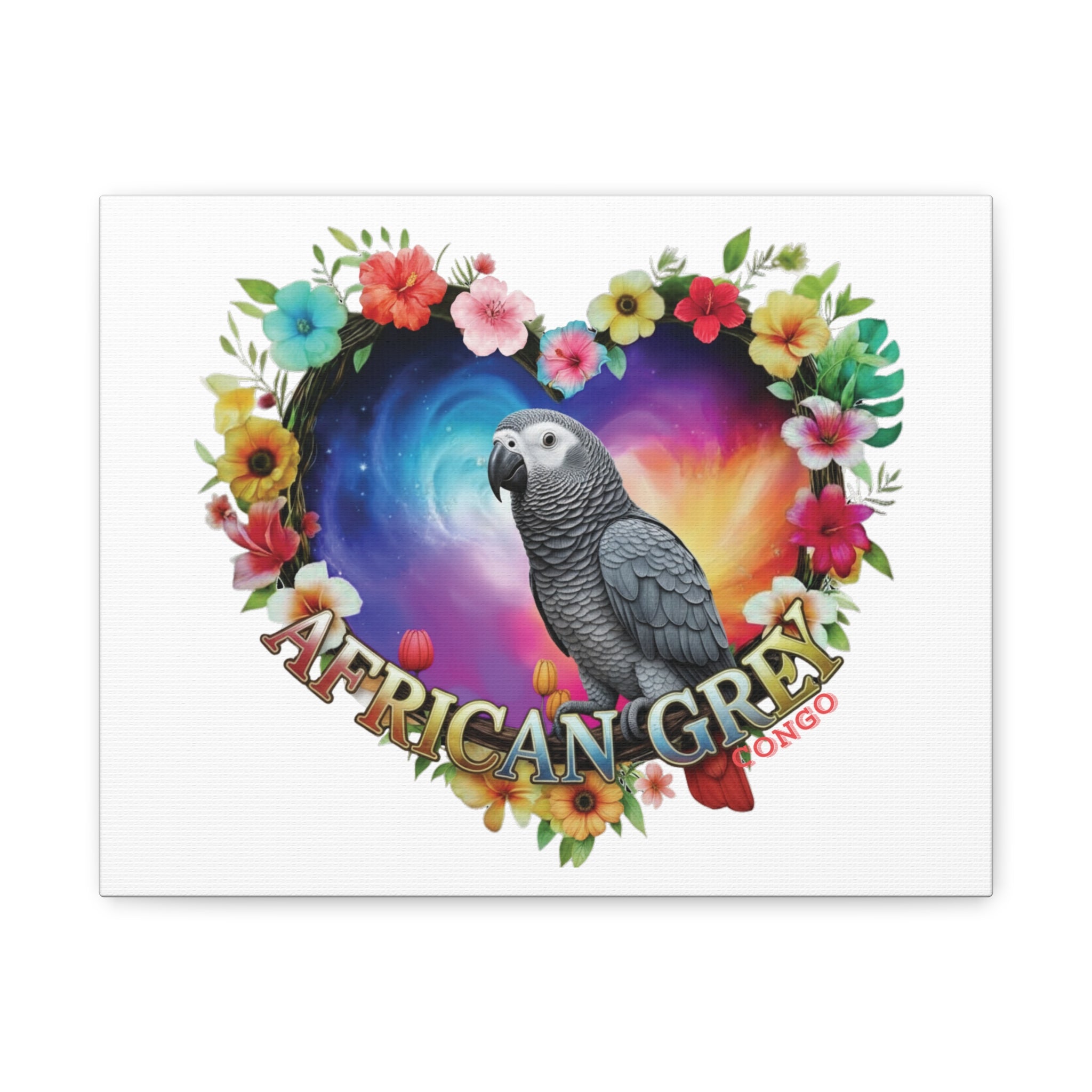 African Grey Congo Wall-Hanging